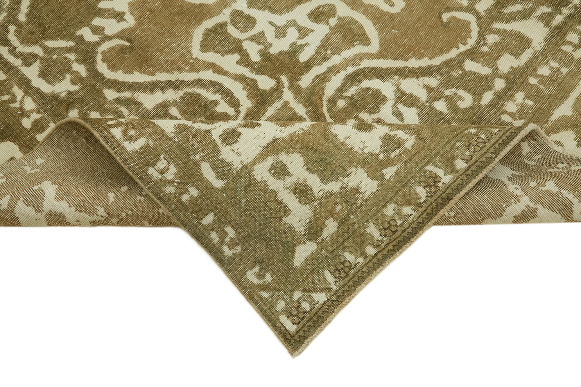 9 x 12 Beige Vintage Large Area Rug - 7350