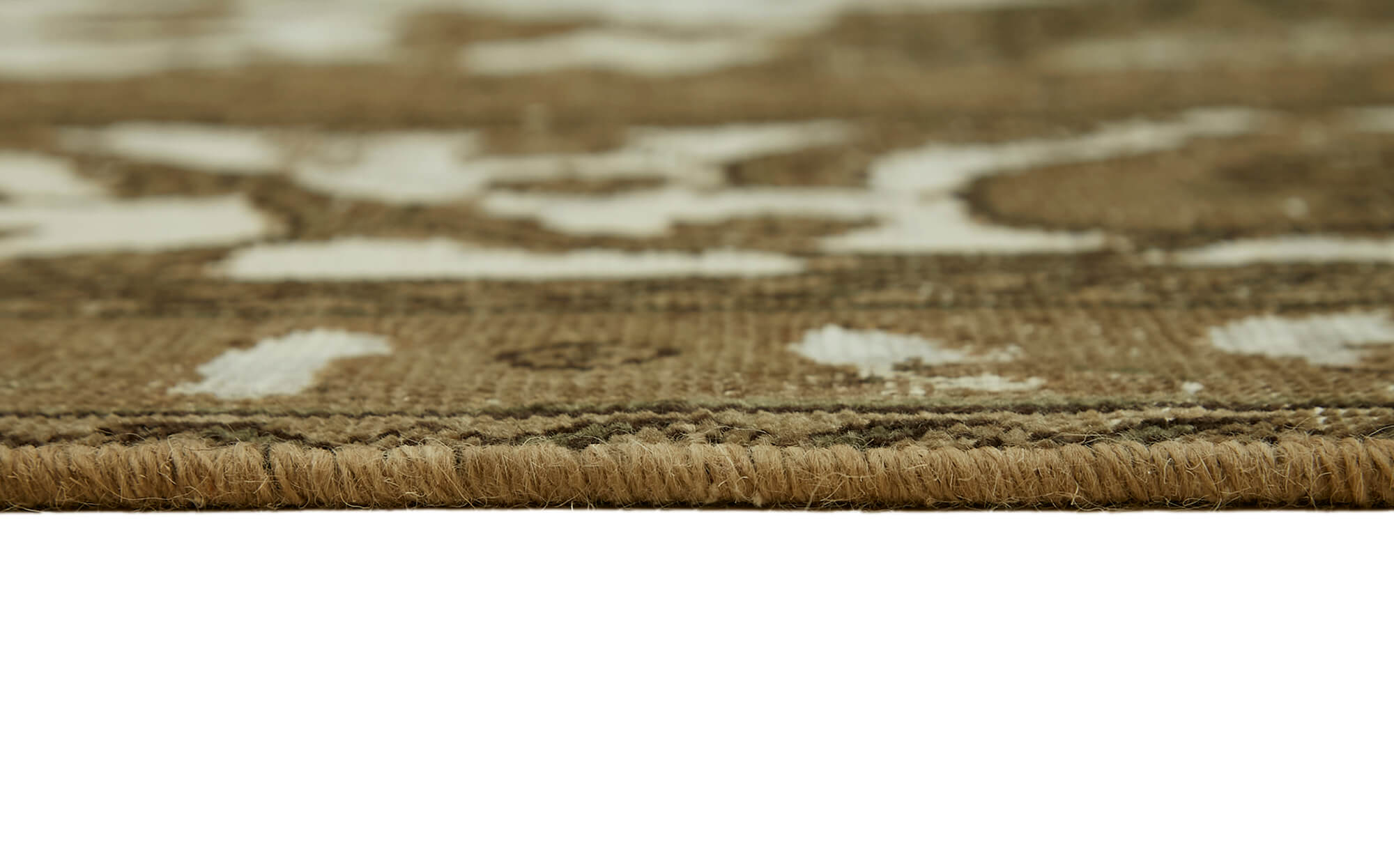 9 x 12 Beige Vintage Large Area Rug - 7352