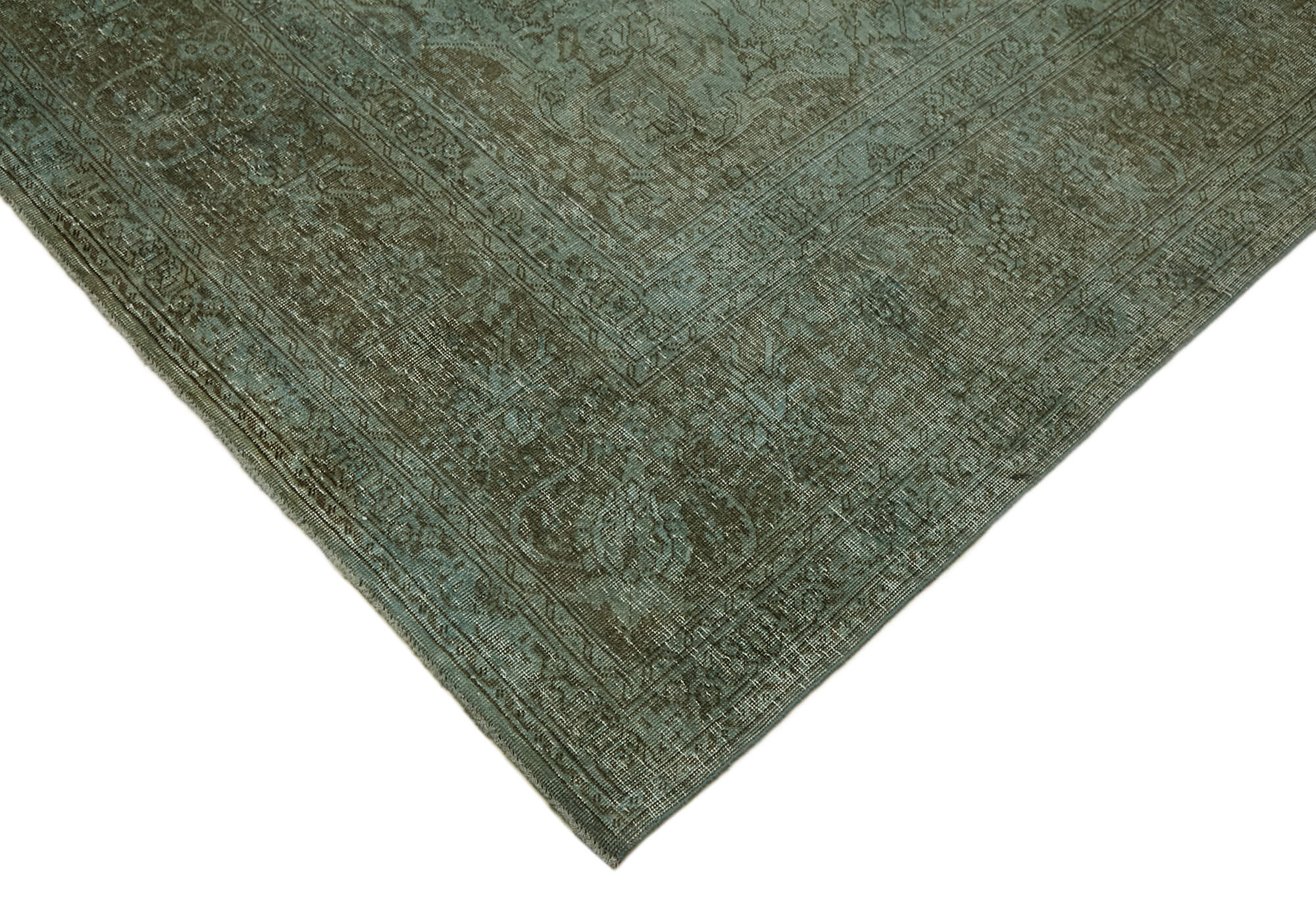 8 x 11 Blue Overdyed Large Area Rug - 7360