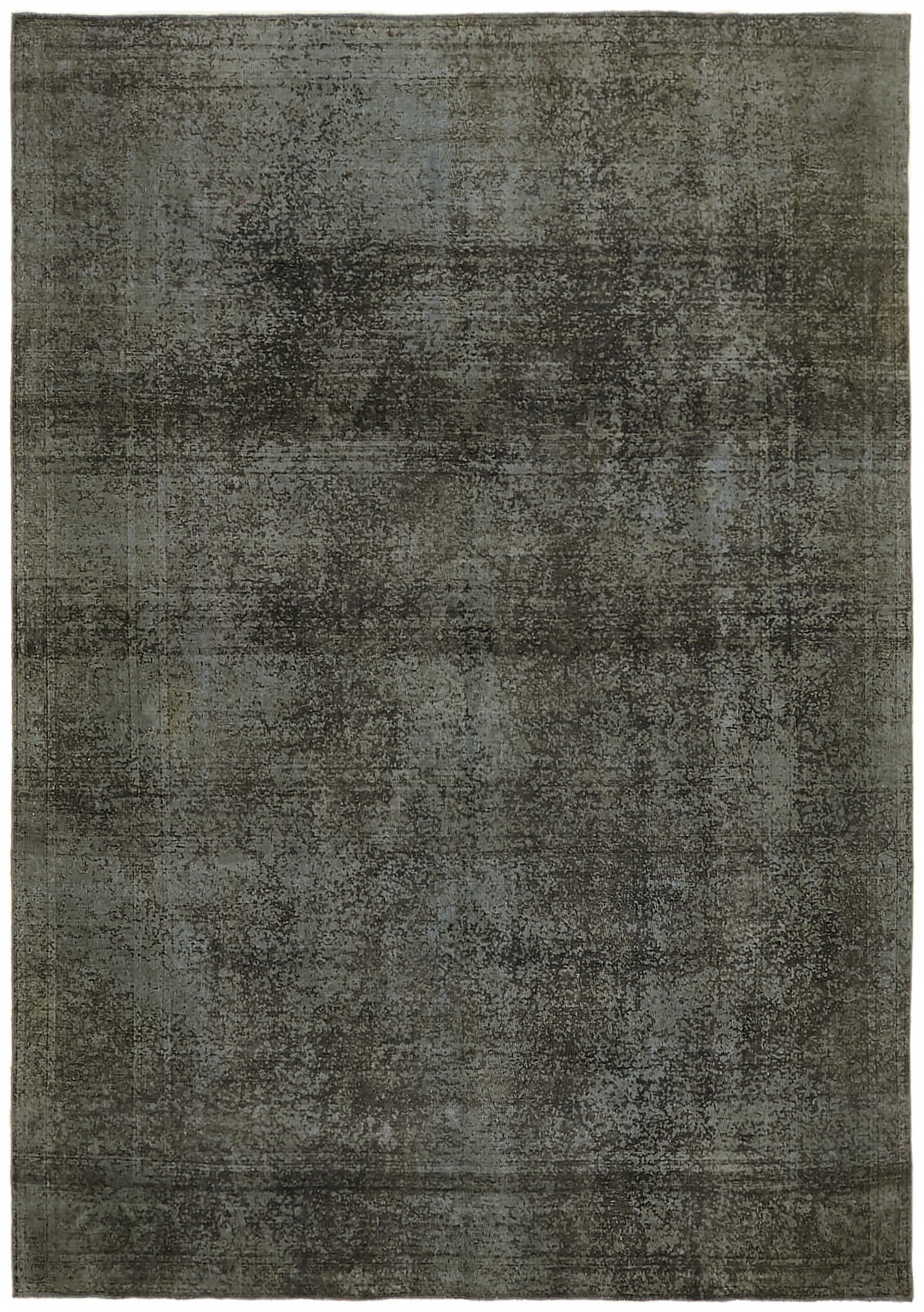 8 x 11 Grey Overdyed Large Area Rug - 7363