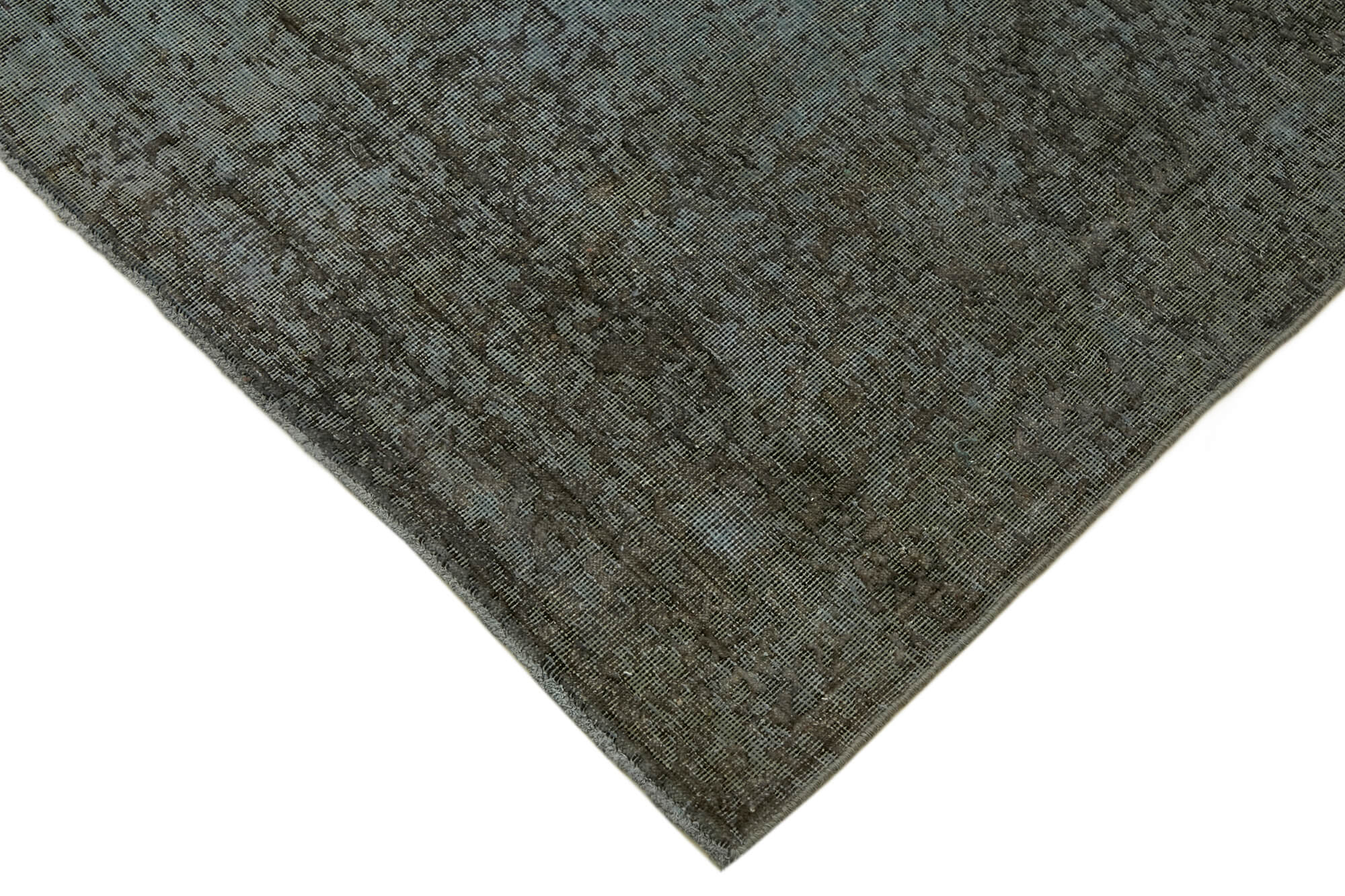 8 x 11 Grey Overdyed Large Area Rug - 7363