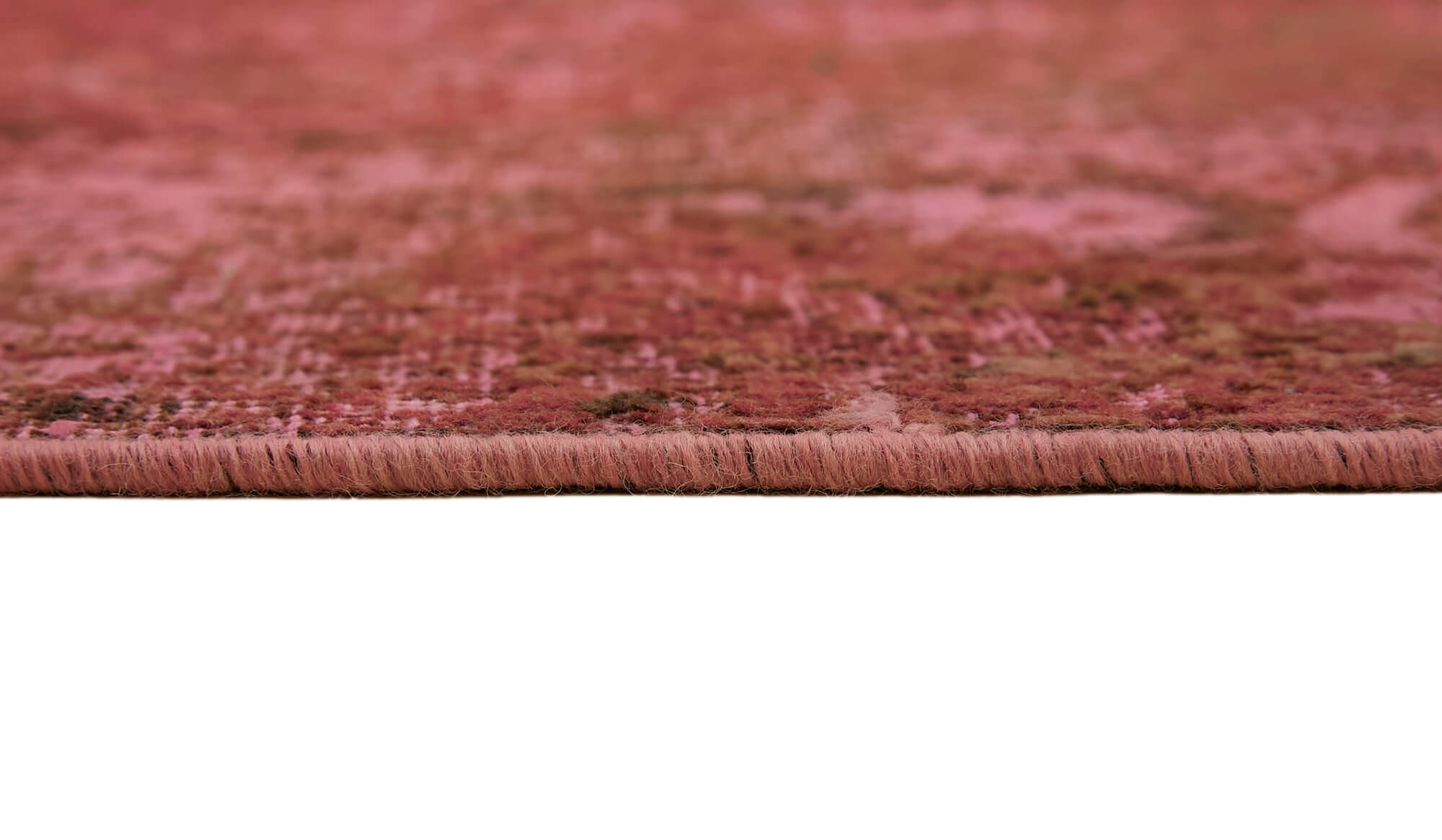 9 x 12 Fuchsia Overdyed Large Area Rug - 7366