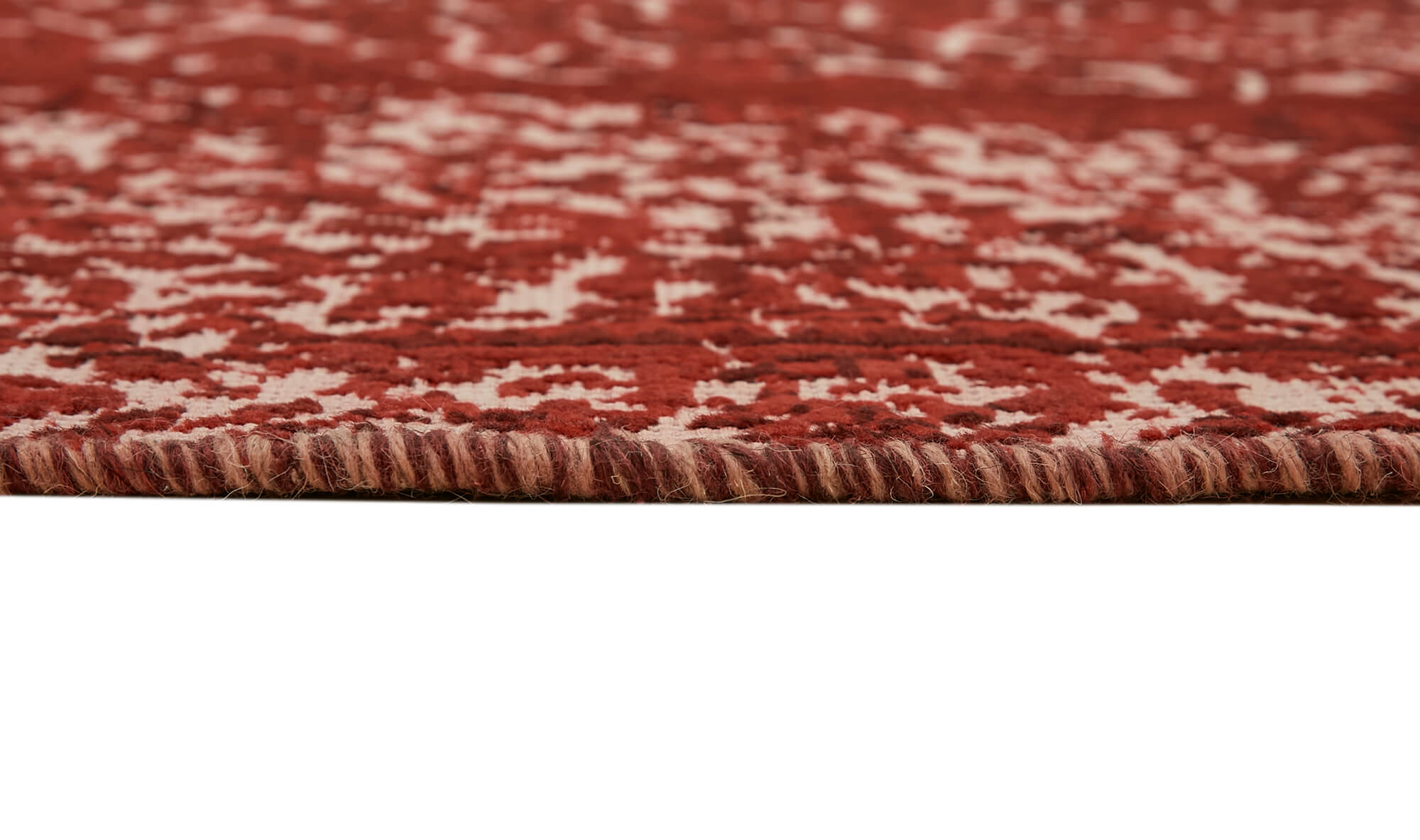 9 x 12 Red Overdyed Large Area Rug - 7380