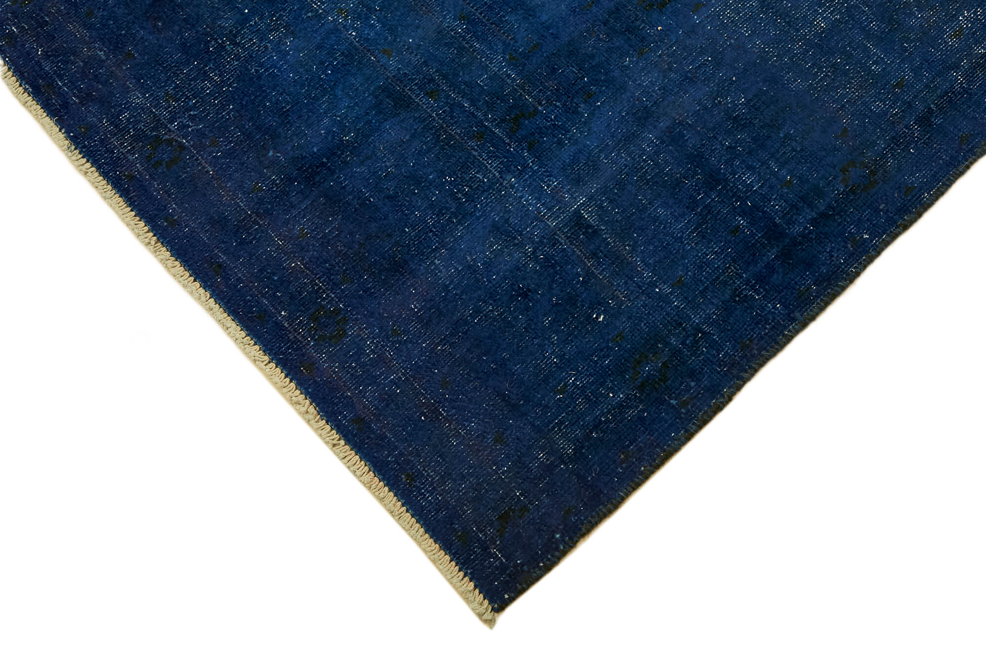 8 x 11 Blue Overdyed Large Area Rug - 7381