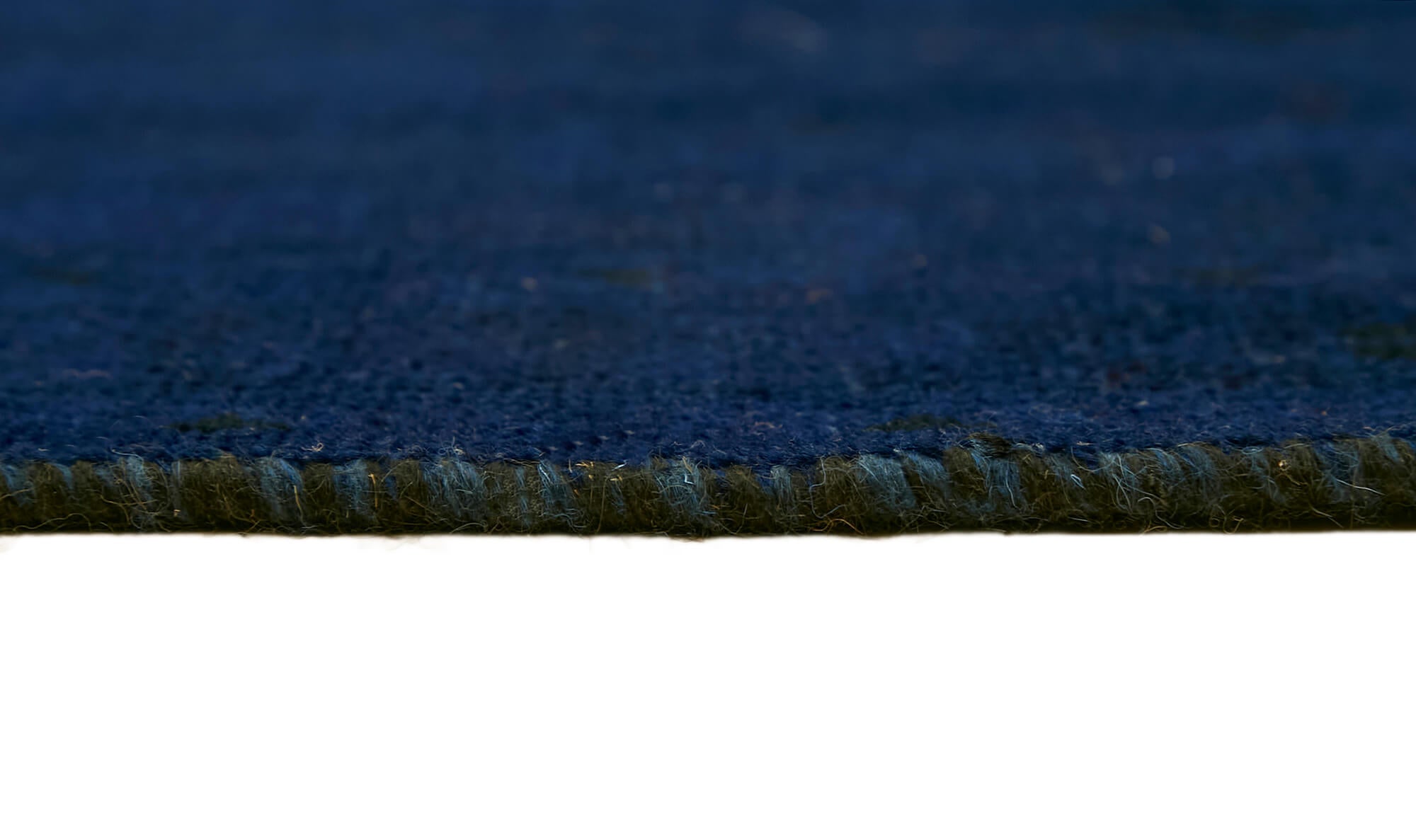 8 x 11 Blue Overdyed Large Area Rug - 7381