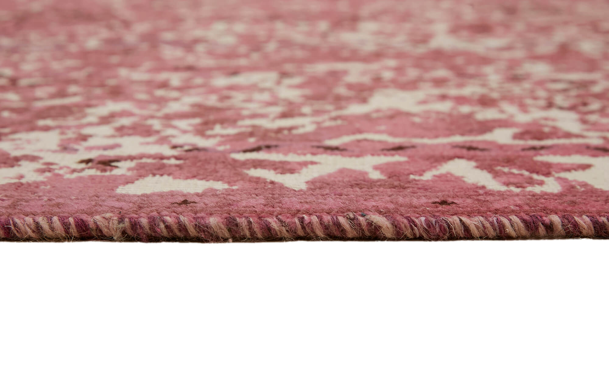 9 x 12 Pink Overdyed Large Area Rug - 7396