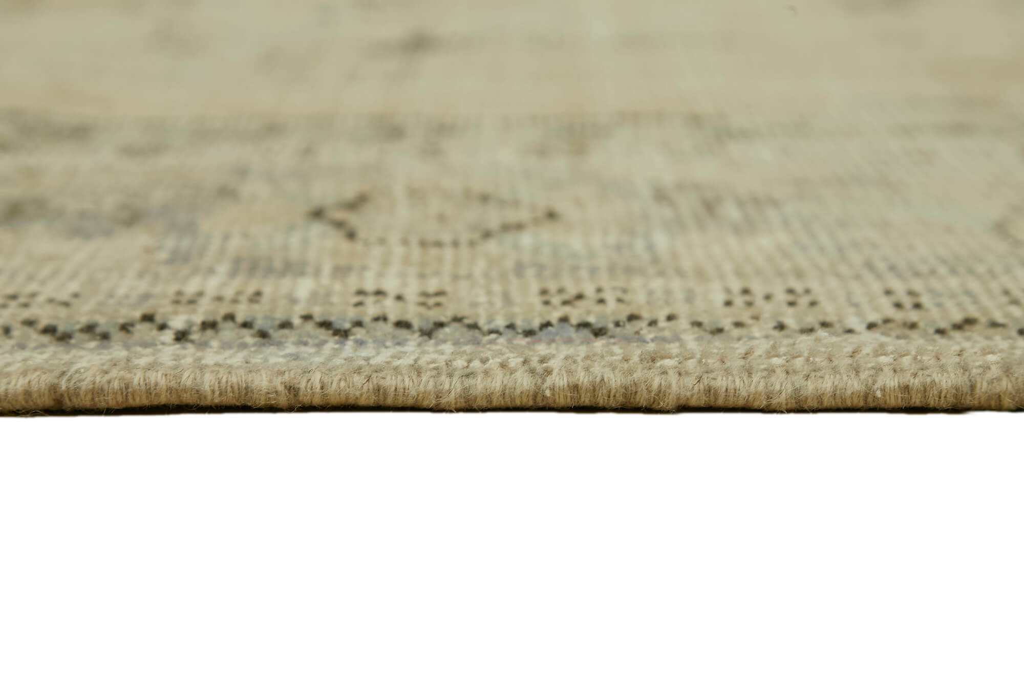 9 x 11 Beige Vintage Large Area Rug - 7402