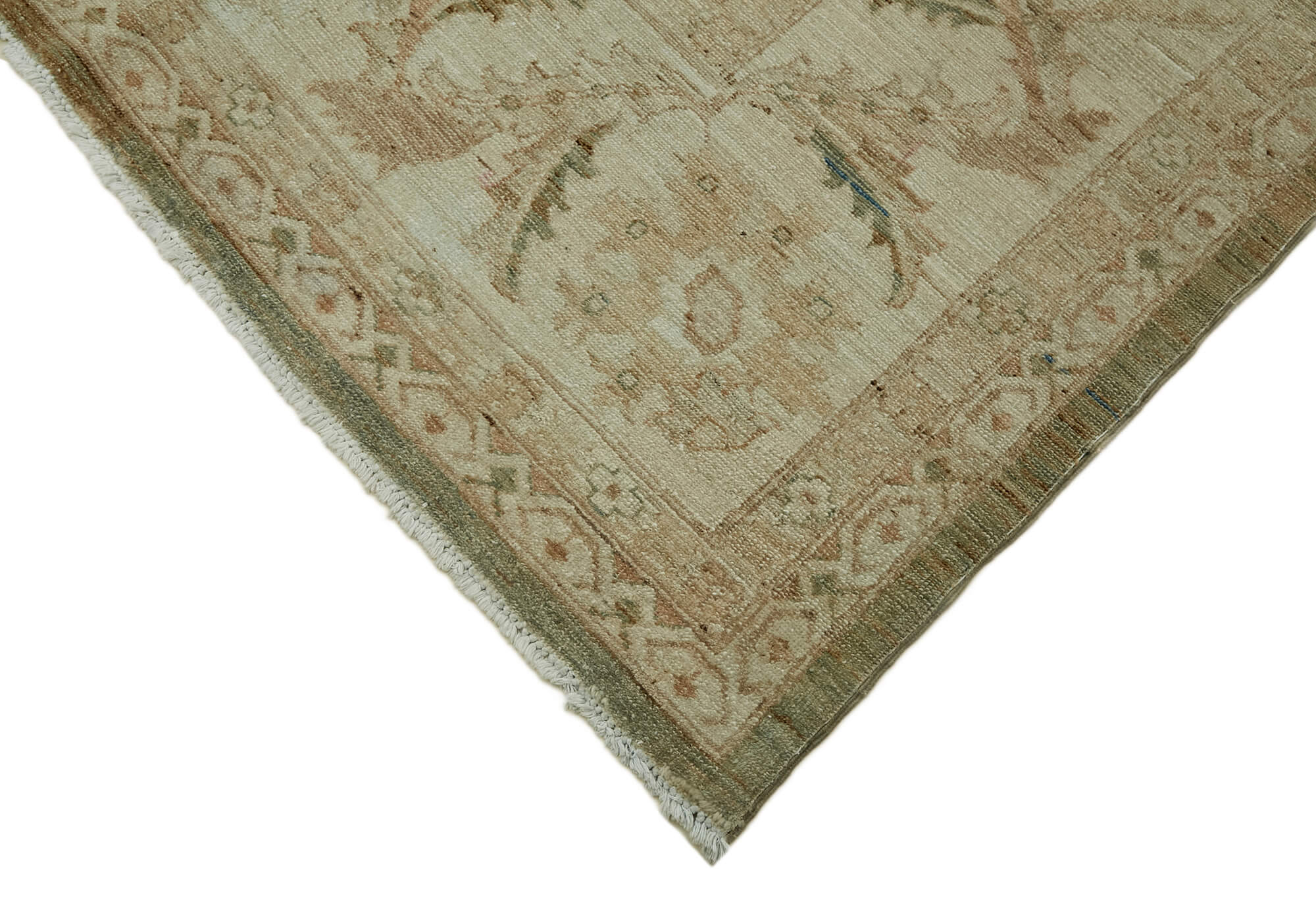 10 x 14 Beige Vintage Large Area Rug - 7407