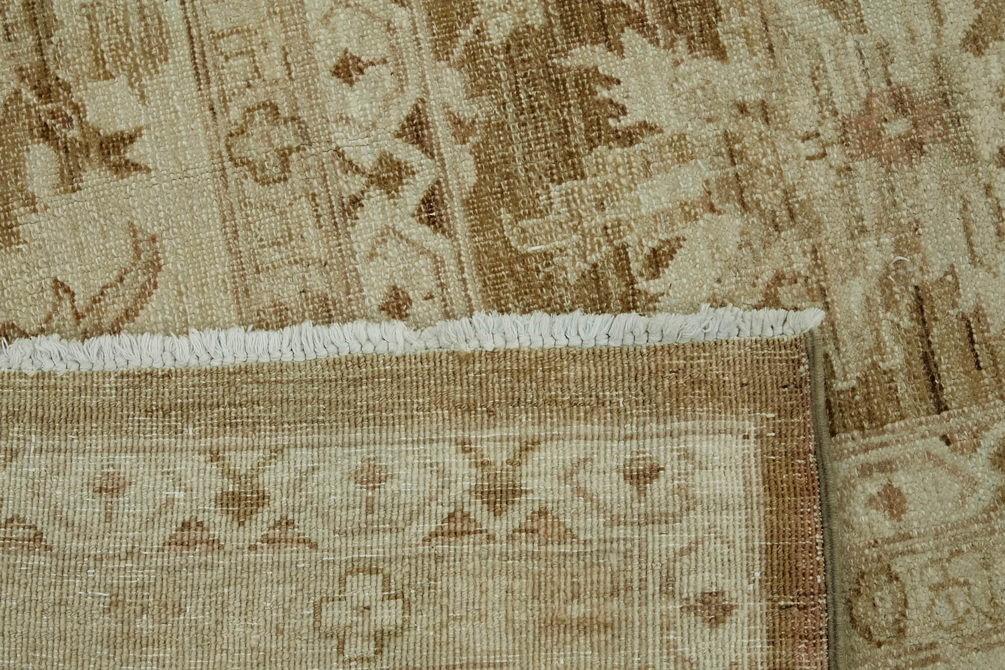 10 x 14 Beige Vintage Large Area Rug - 7407