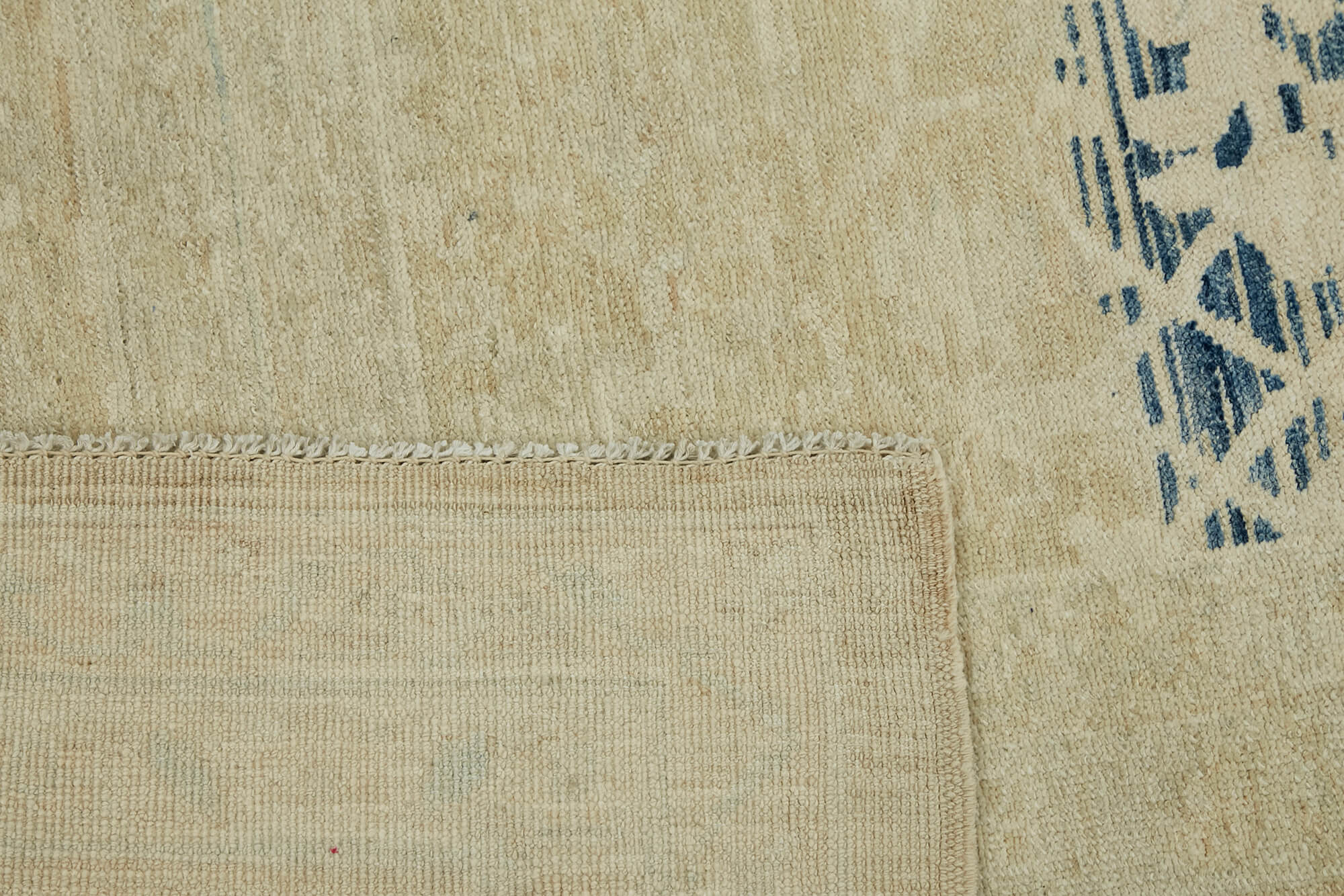 8 x 12 Beige Vintage Large Area Rug - 7408