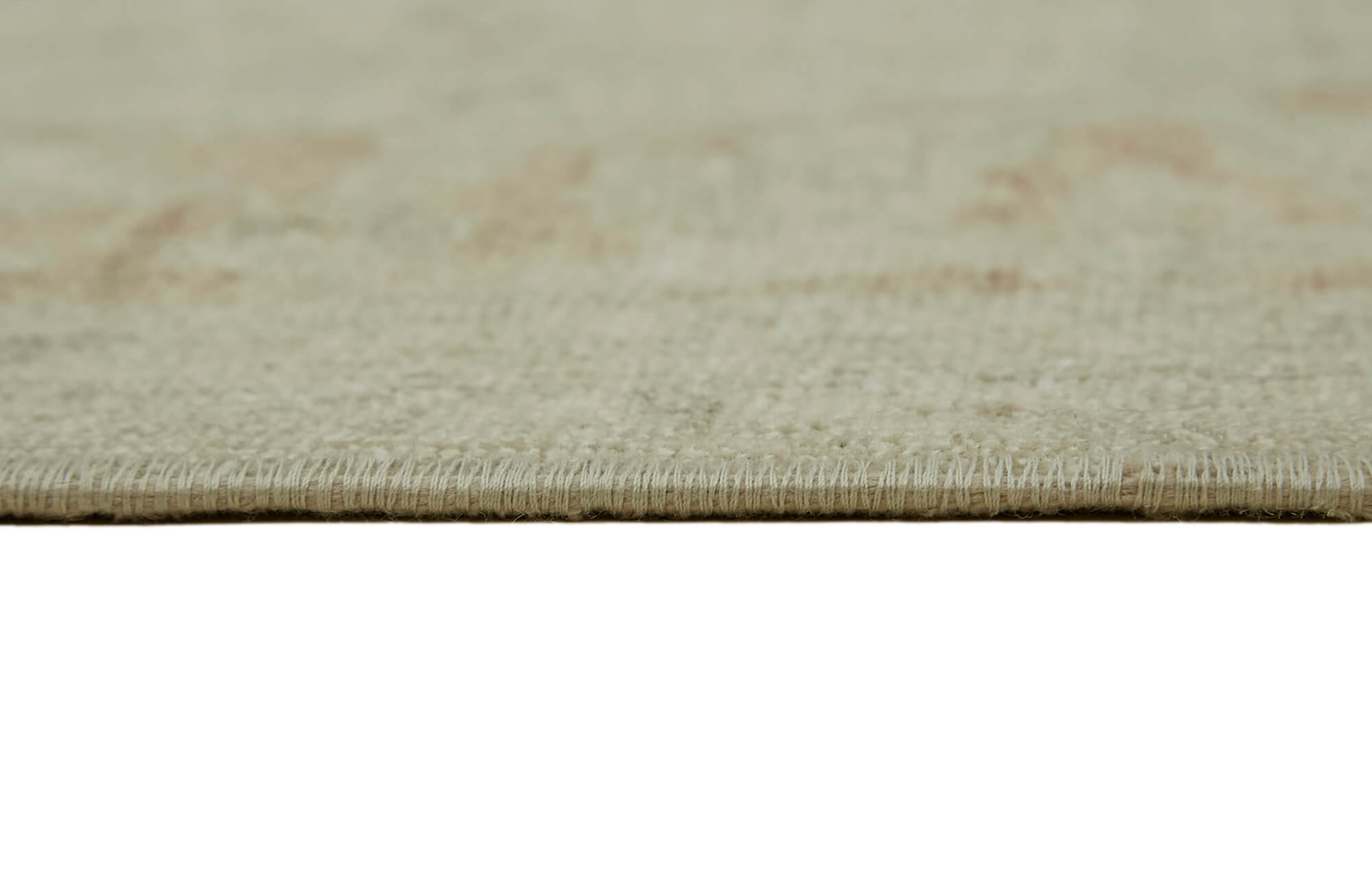 6 x 10 Beige Vintage Large Area Rug - 7414