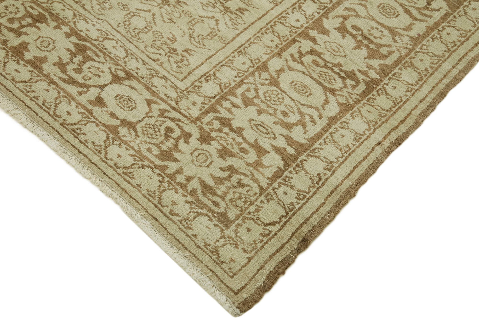 7 x 10 Beige Vintage Large Area Rug - 7421