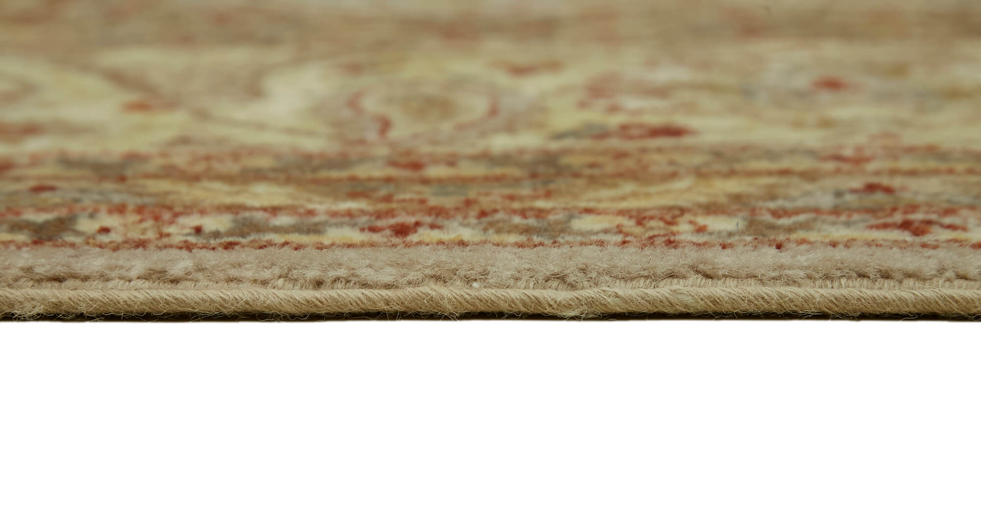 9 x 13 Beige Vintage Large Area Rug - 7427