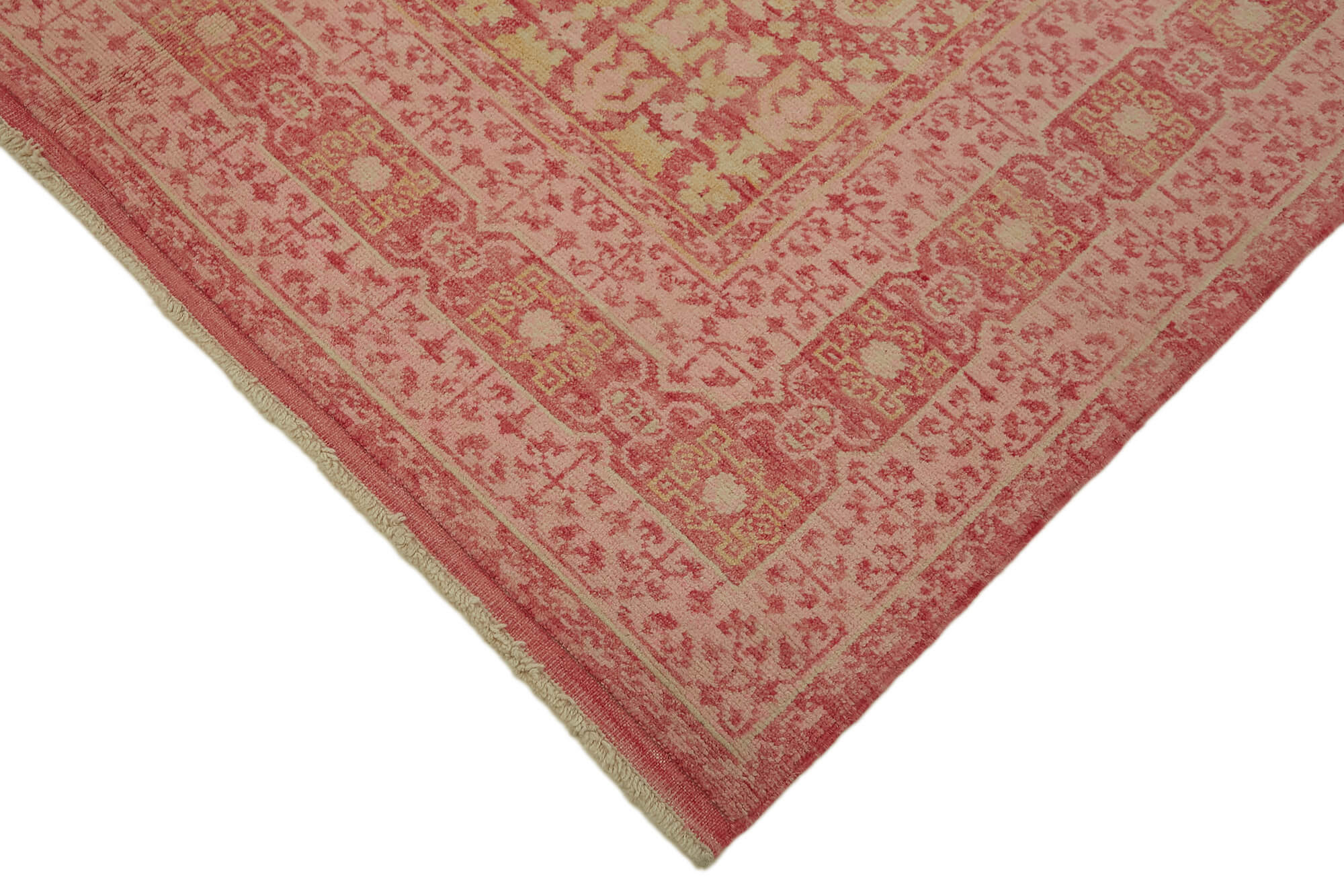 5 x 7 Red Oushak Rug - 7431