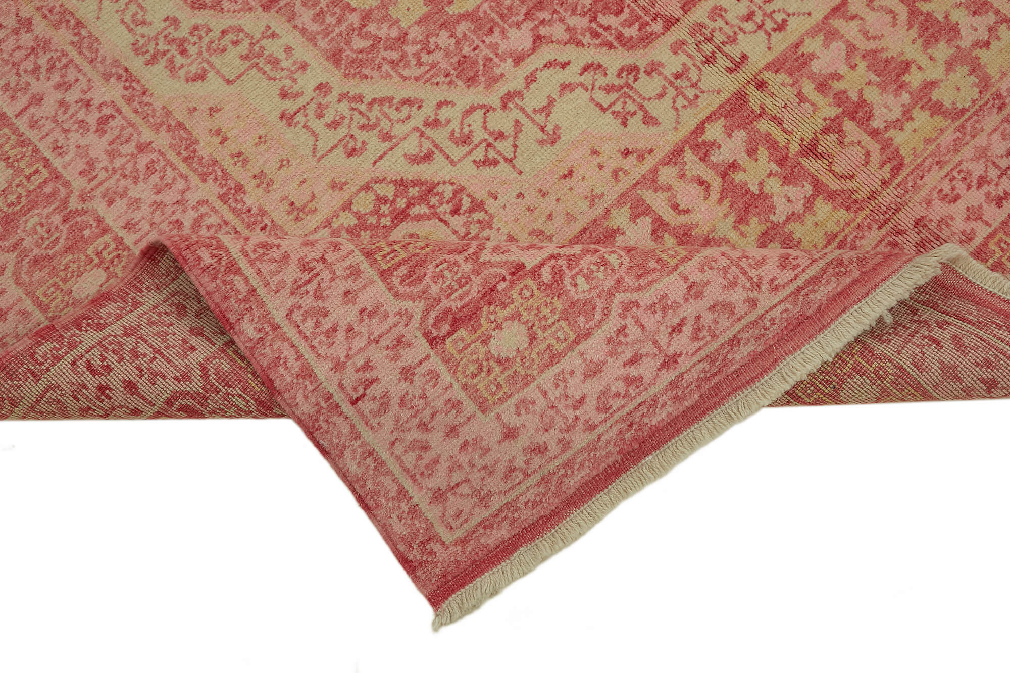 5 x 7 Red Oushak Rug - 7431