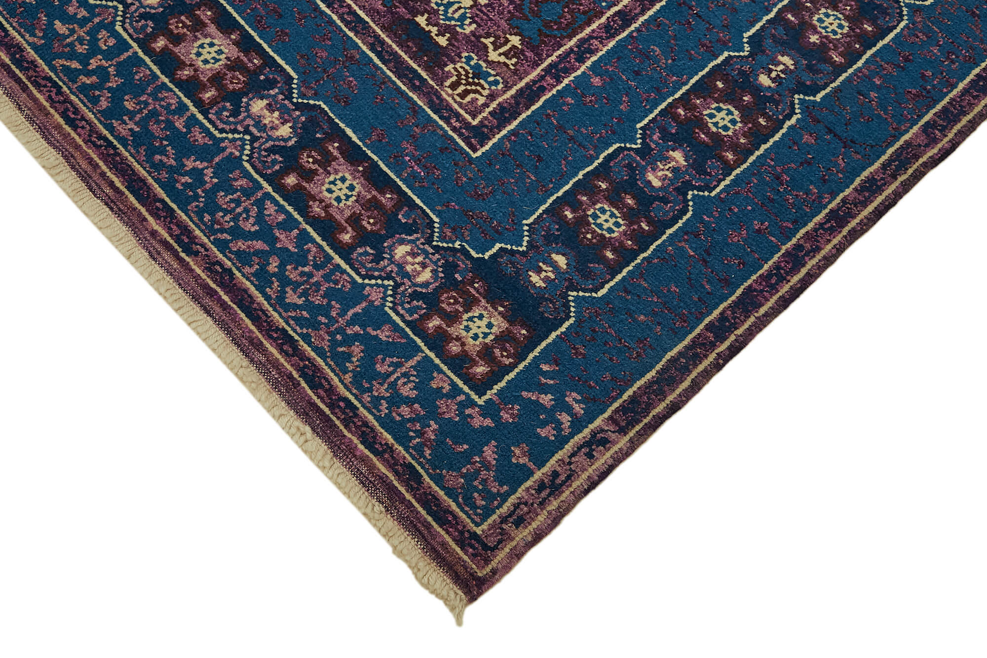 5 x 7 Blue Oushak Rug - 7432