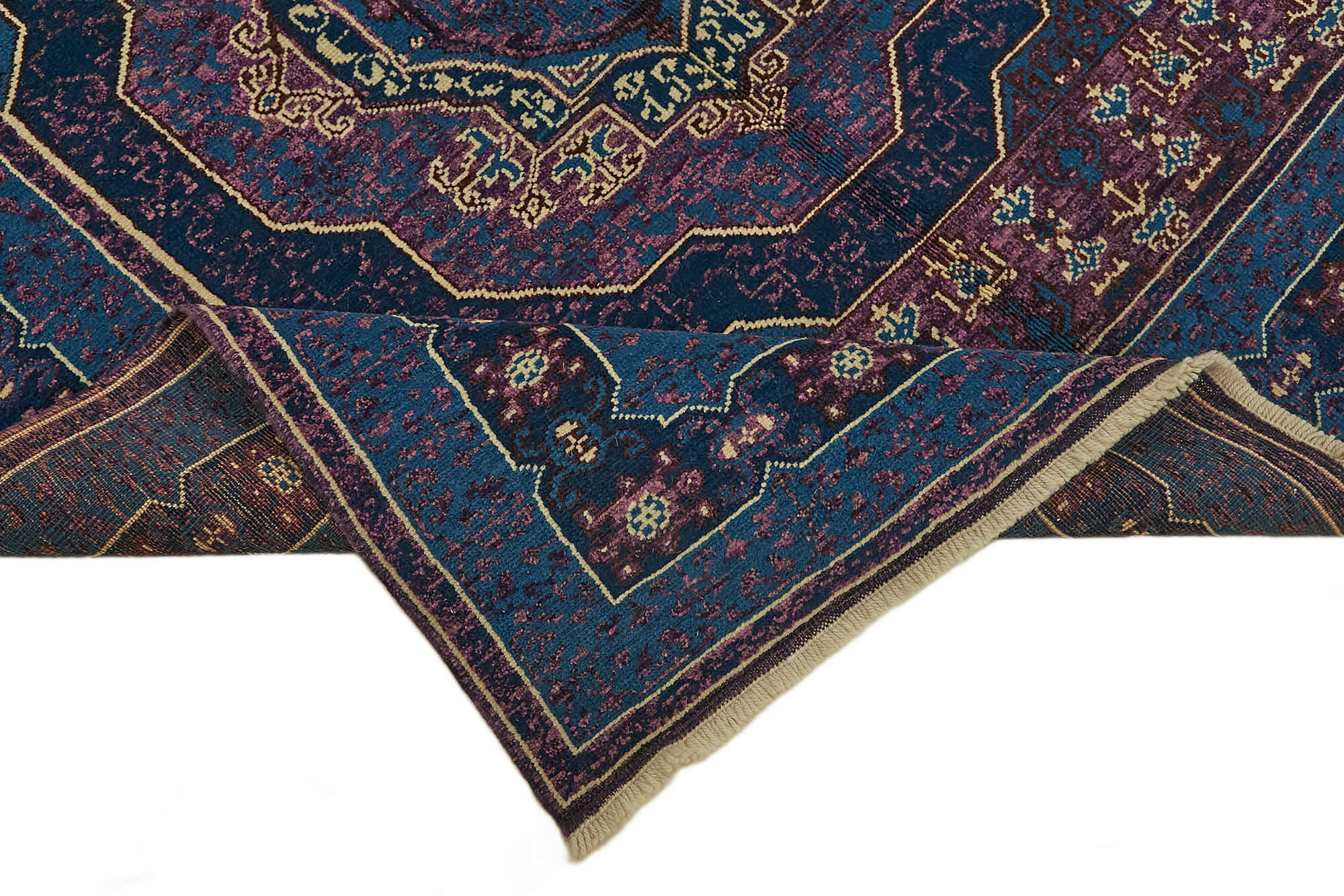 5 x 7 Blue Oushak Rug - 7432