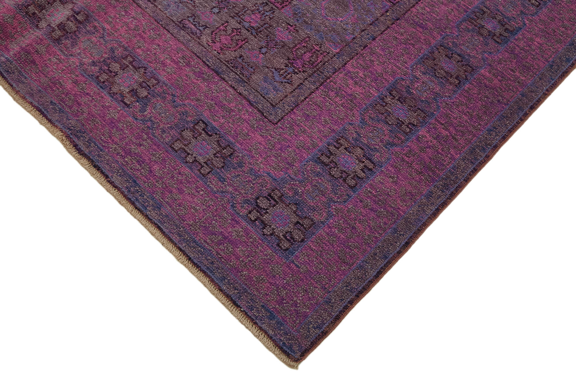 6 x 7 Purple Oushak Rug - 7435