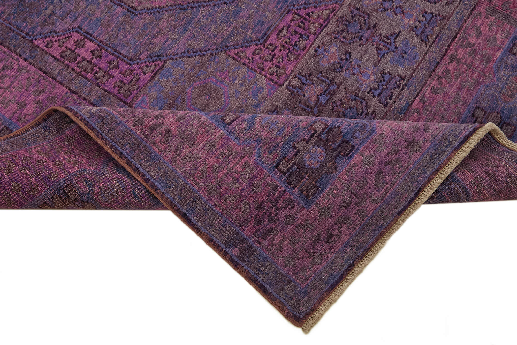 6 x 7 Purple Oushak Rug - 7435