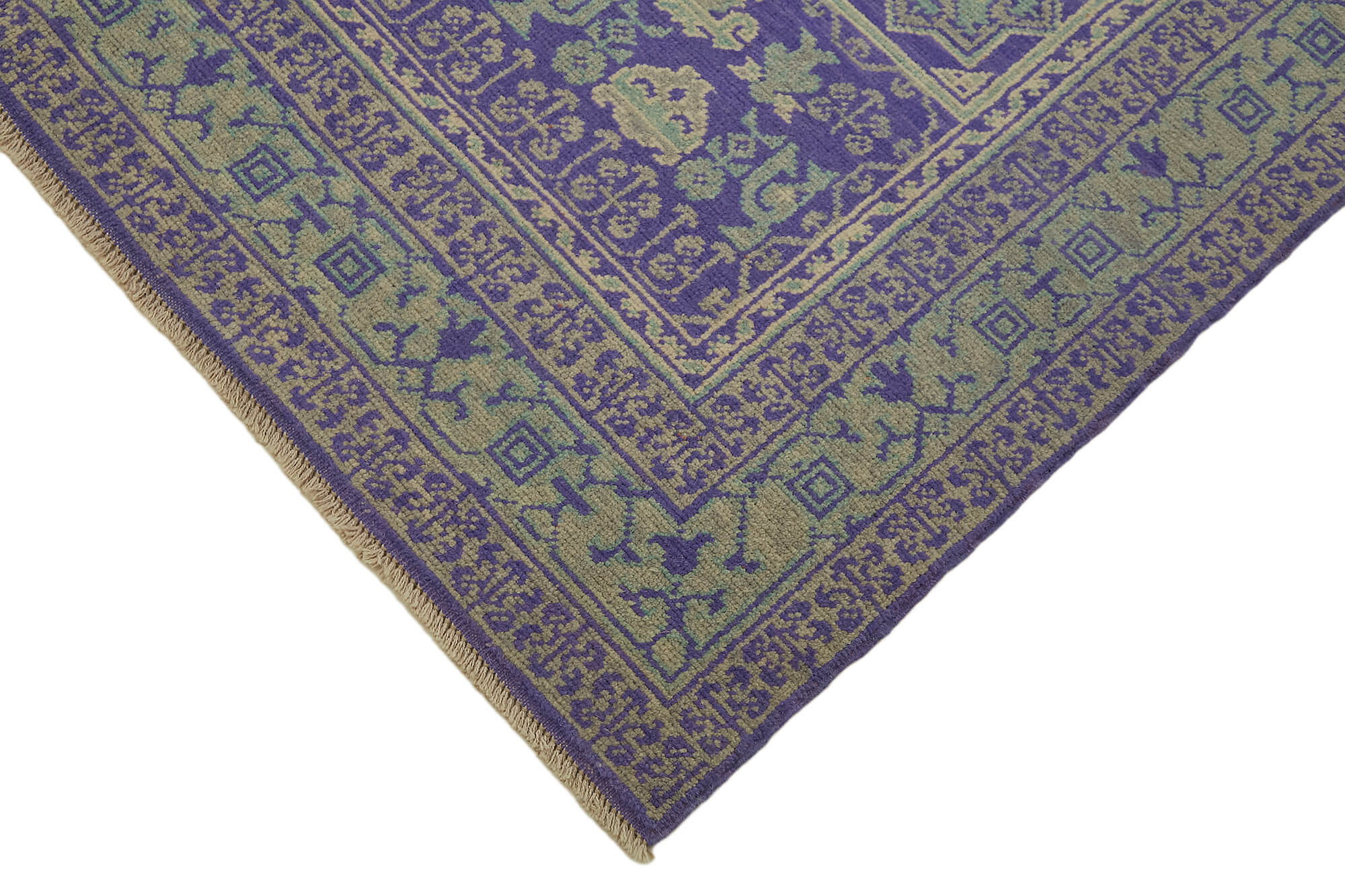 6 x 8 Purple Oushak Rug - 7436