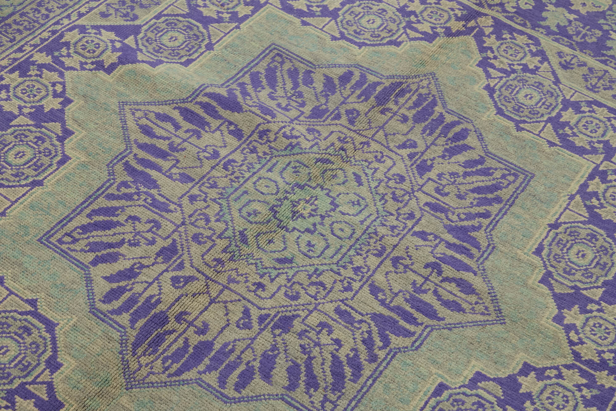 6 x 8 Purple Oushak Rug - 7436