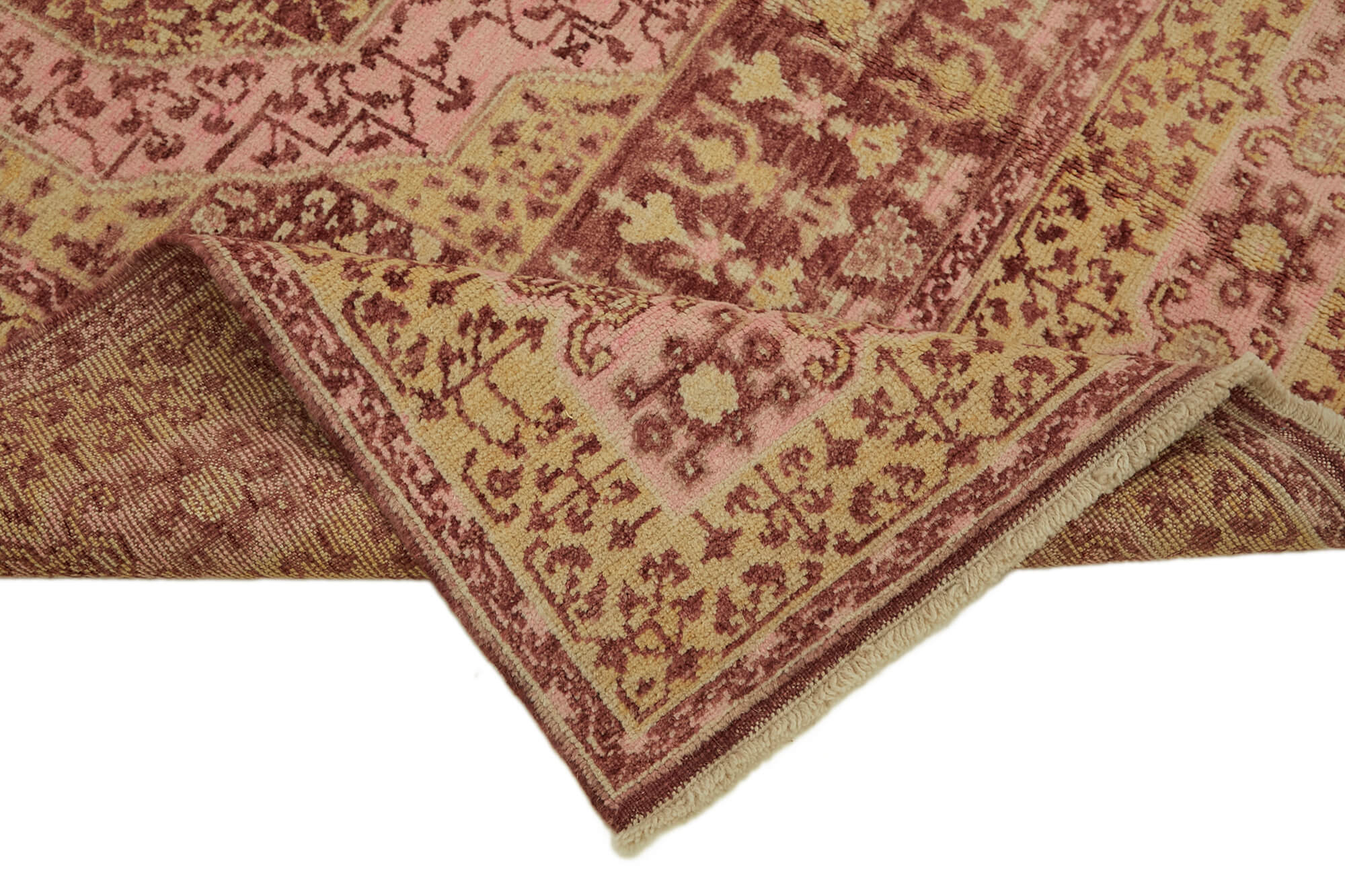 5 x 8 Beige Oushak Rug - 7437