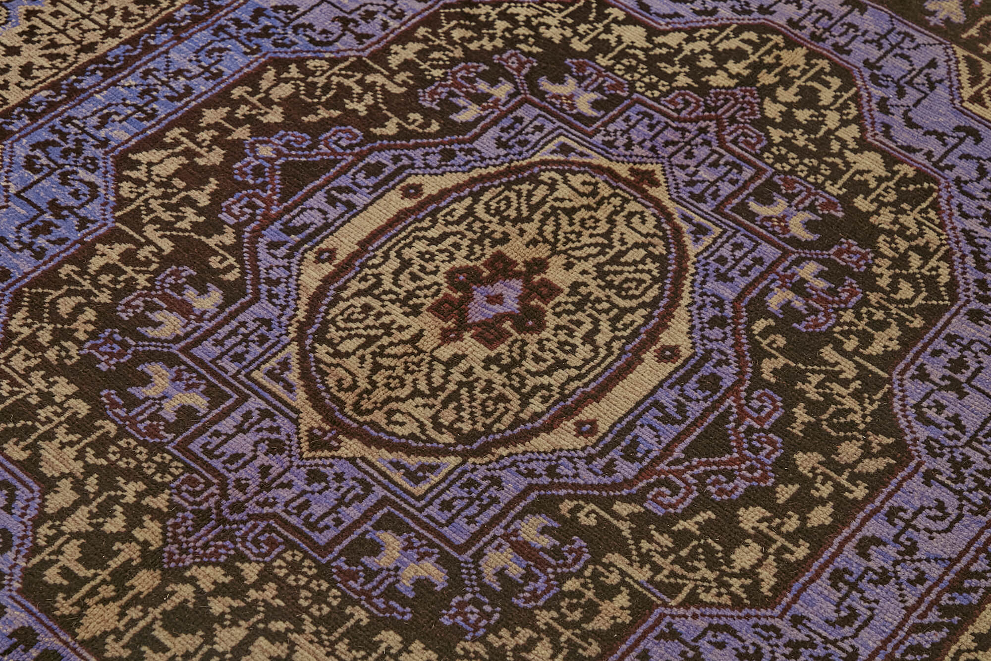 6 x 8 Purple Oushak Rug - 7438