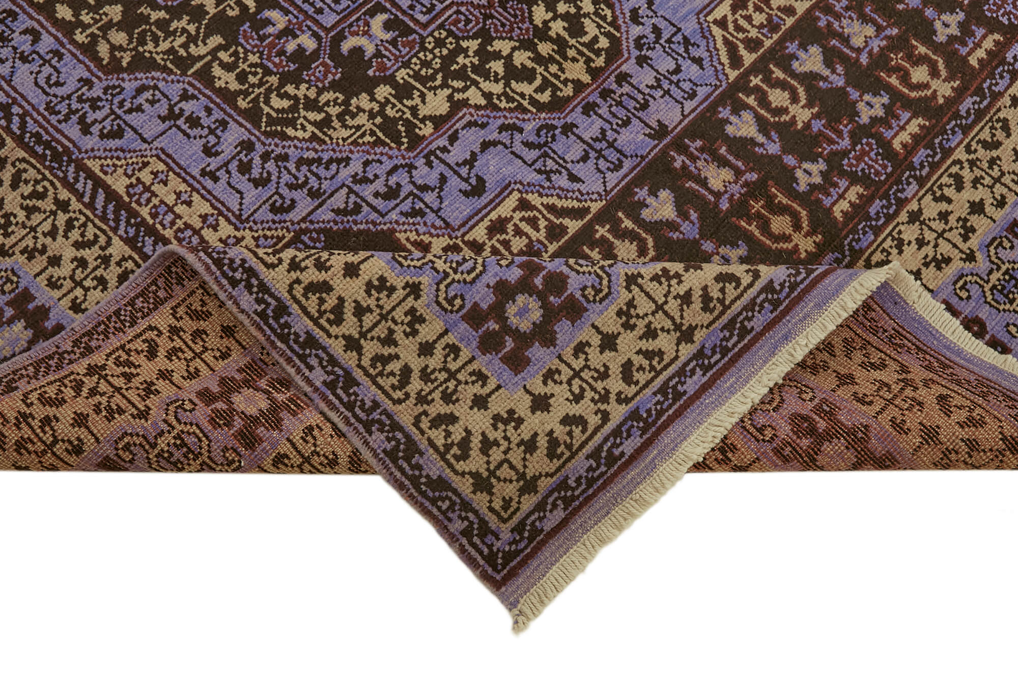 6 x 8 Purple Oushak Rug - 7438