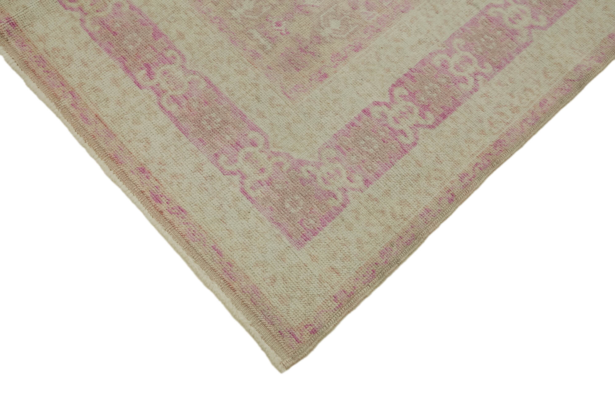 6 x 8 Beige Oushak Rug - 7439