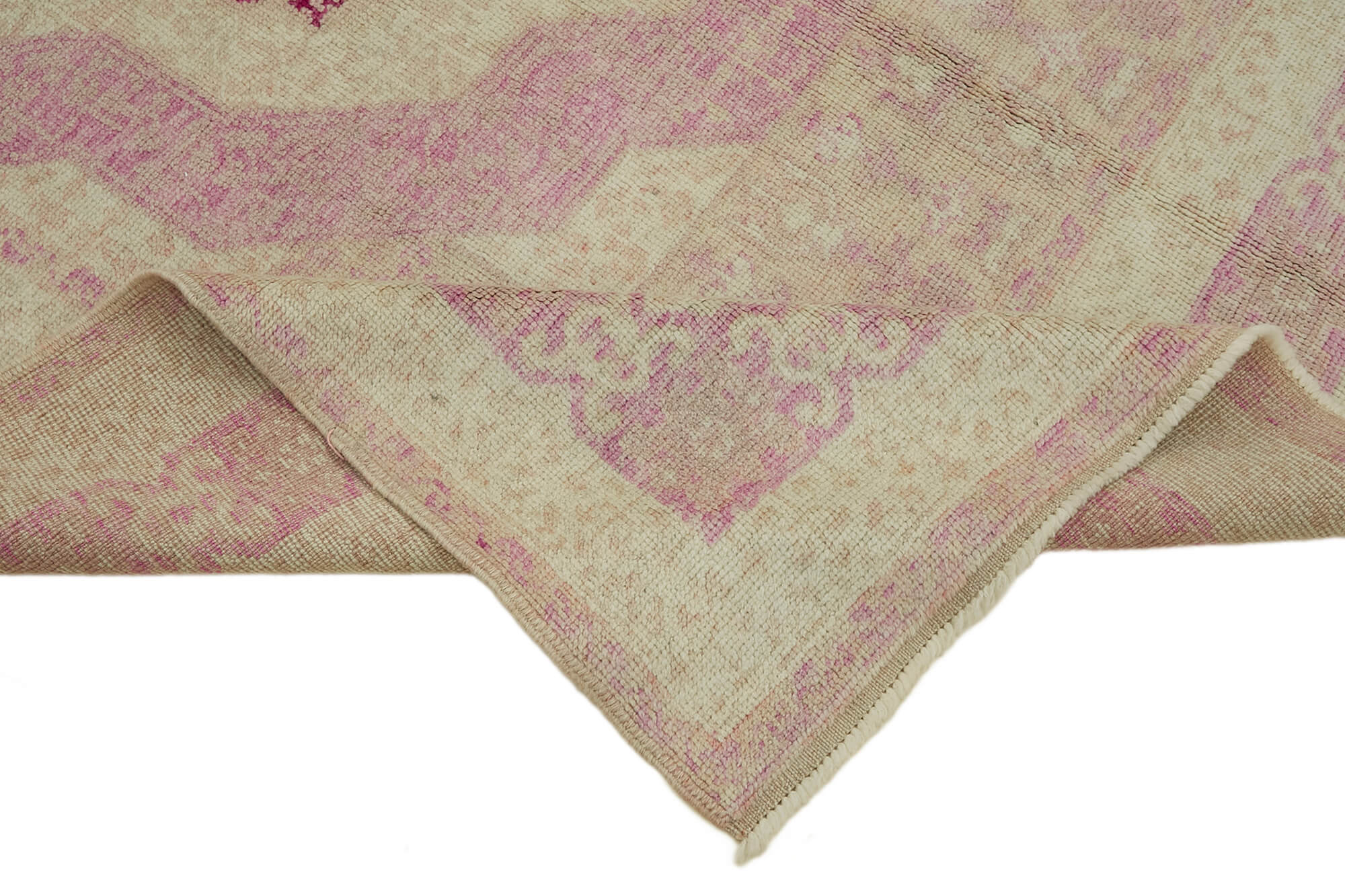 6 x 8 Beige Oushak Rug - 7439