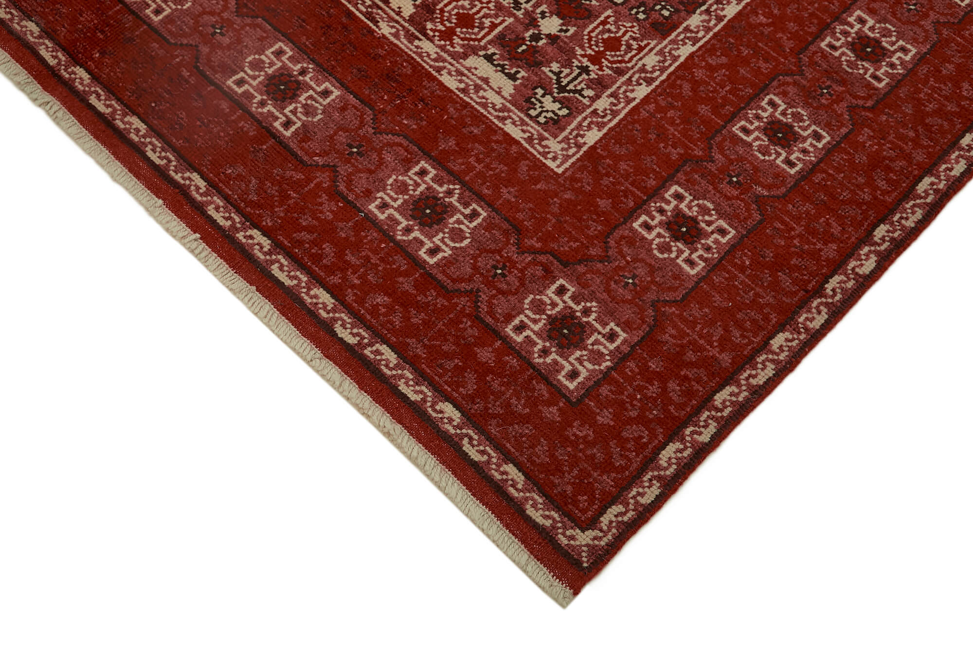 6 x 8 Red Oushak Rug - 7440