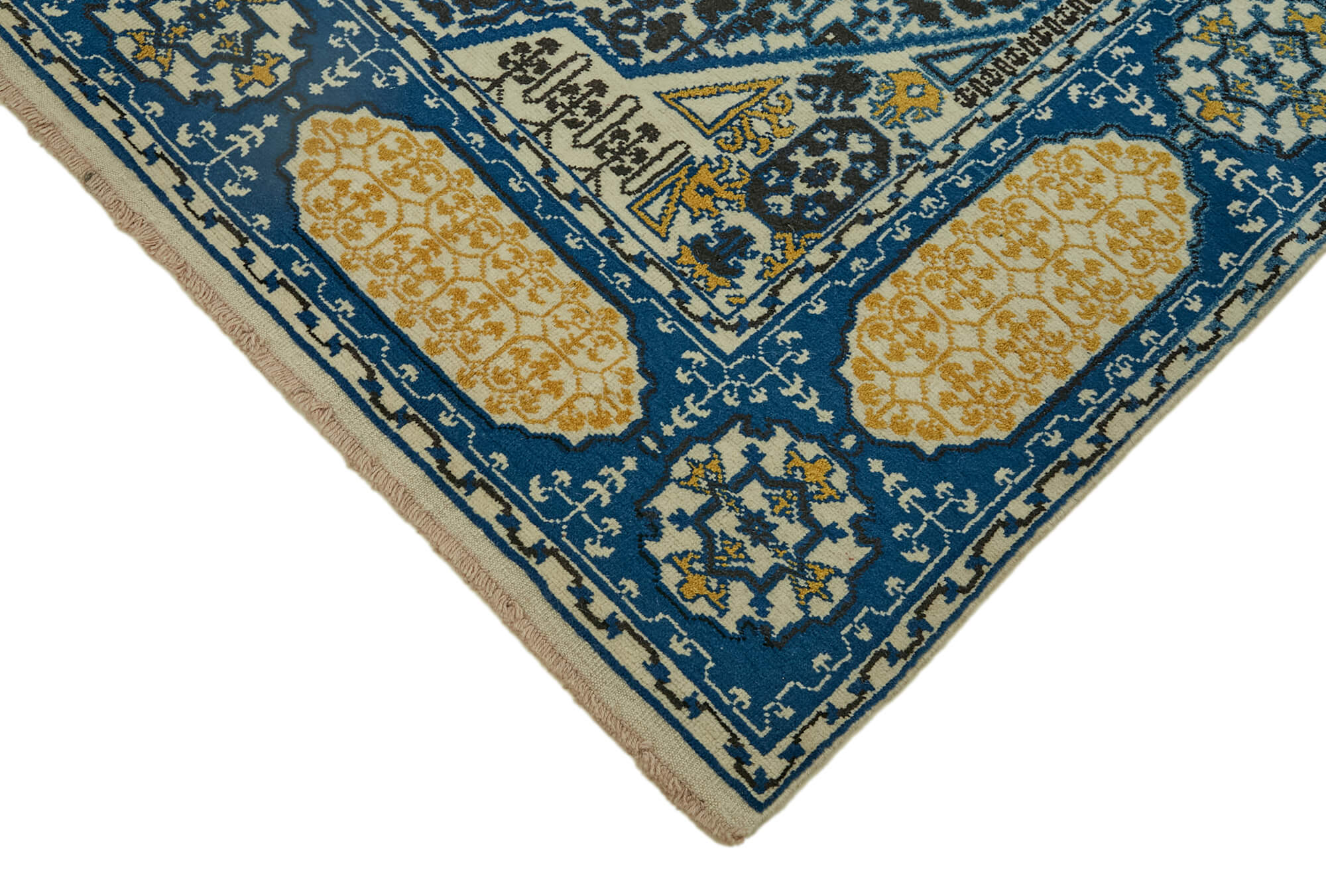 7 x 9 Beige Oushak Rug - 7445