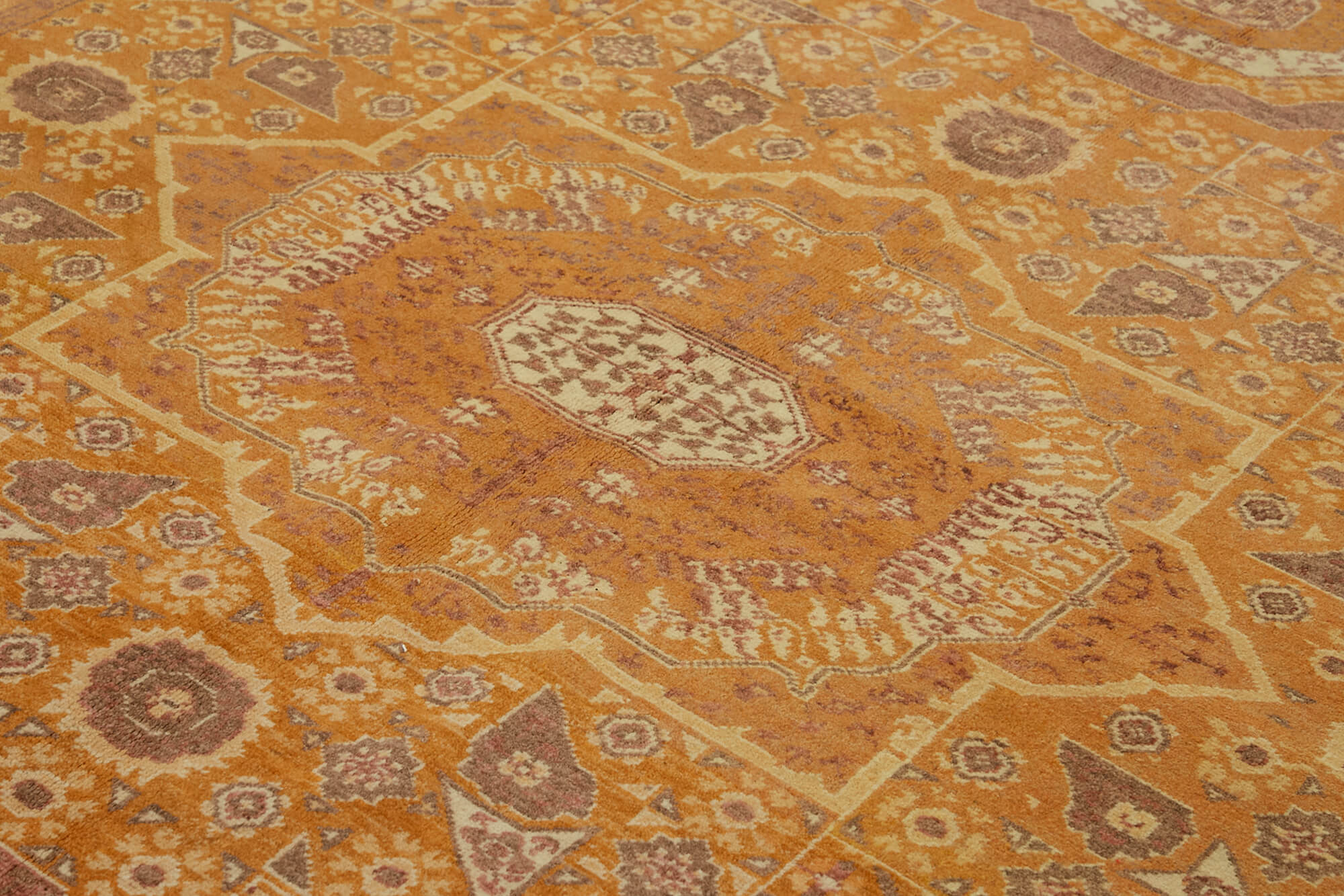 8 x 11 Orange Oushak Rug - 7449