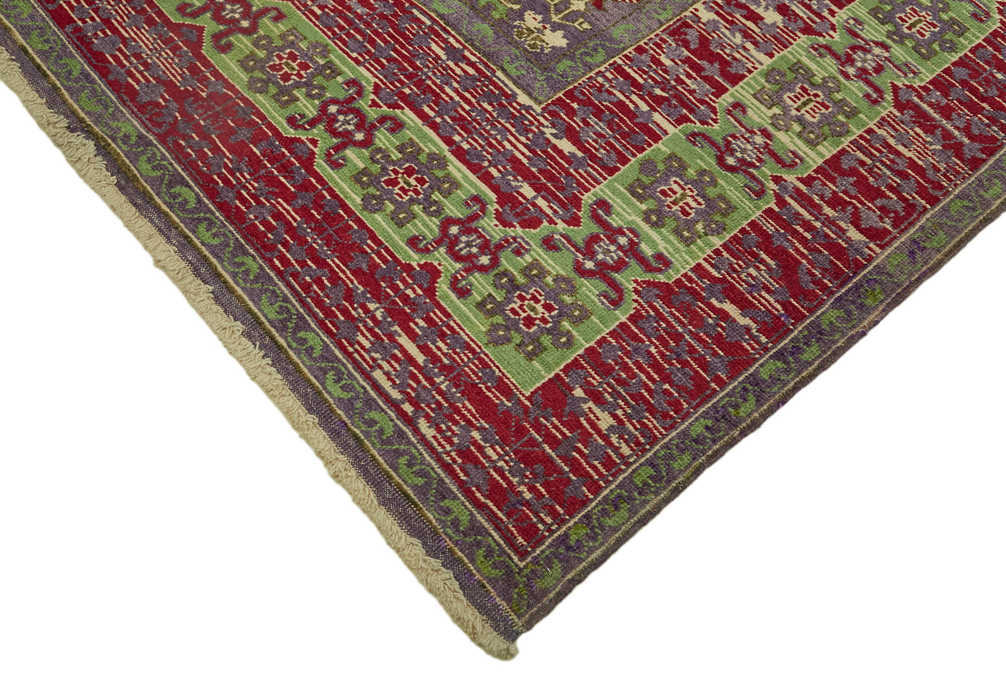 9 x 11 Red Oushak Rug - 7452