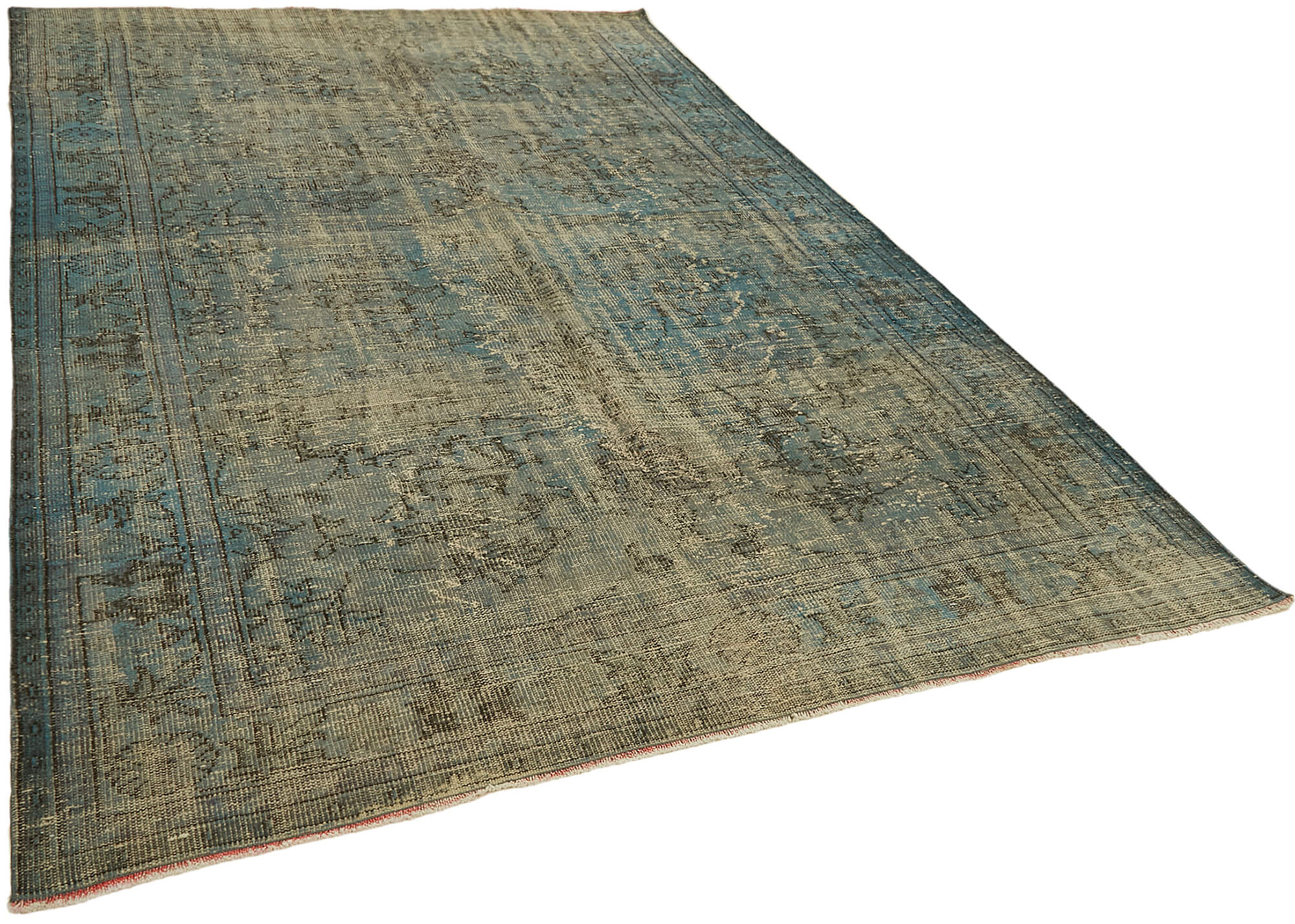 7 x 10 Blue Overdyed Rug - 7456