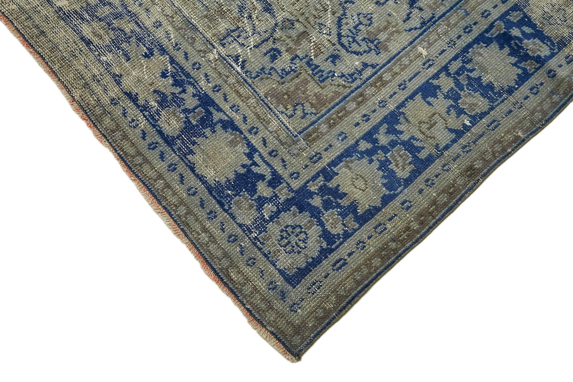 8 x 11 Blue Overdyed Rug - 7546