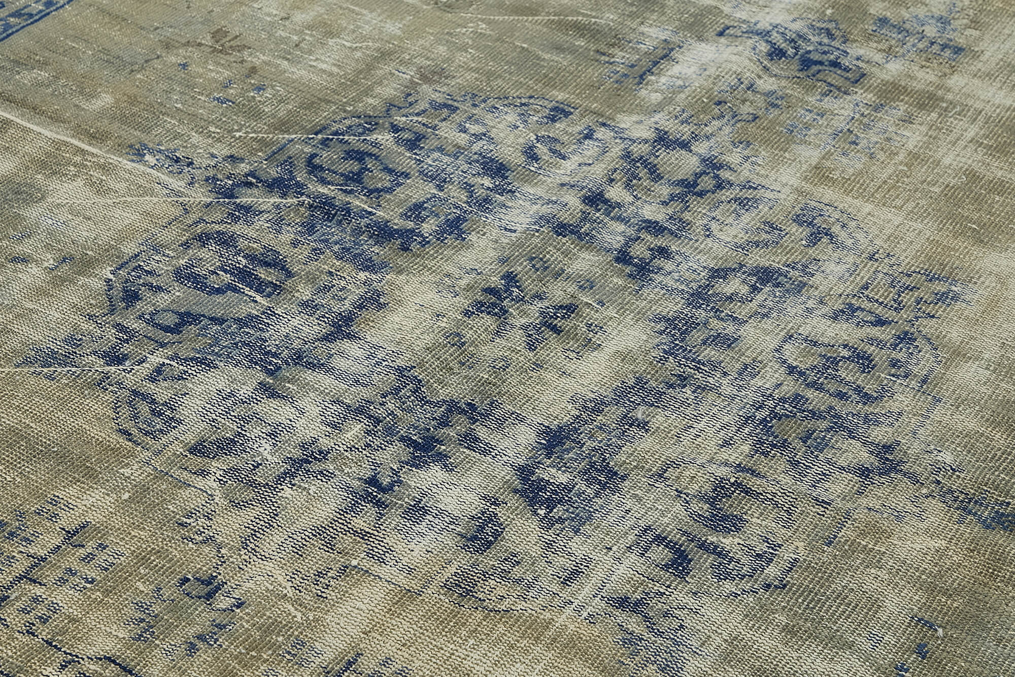 8 x 11 Blue Overdyed Rug - 7546