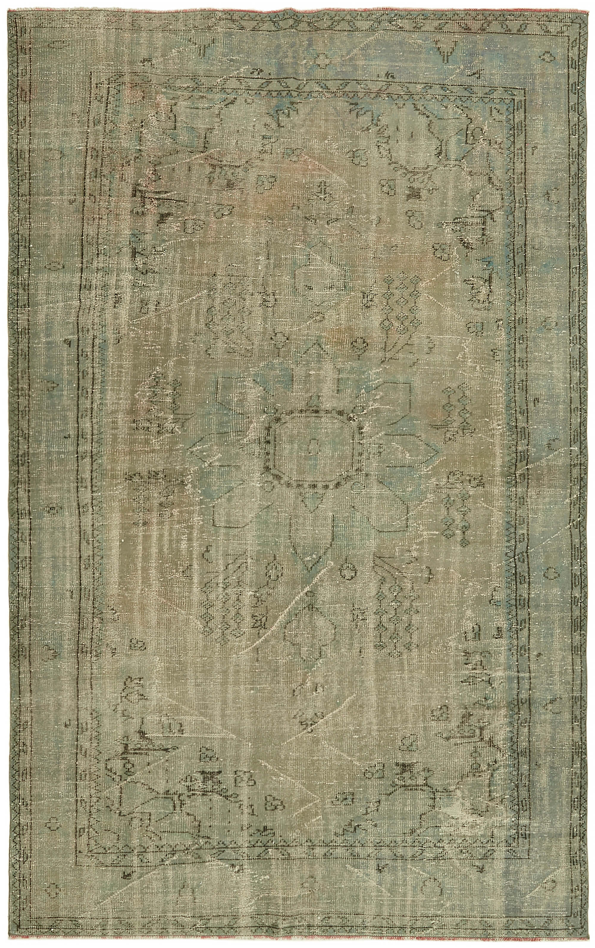 7 x 11 Blue Overdyed Rug - 7547