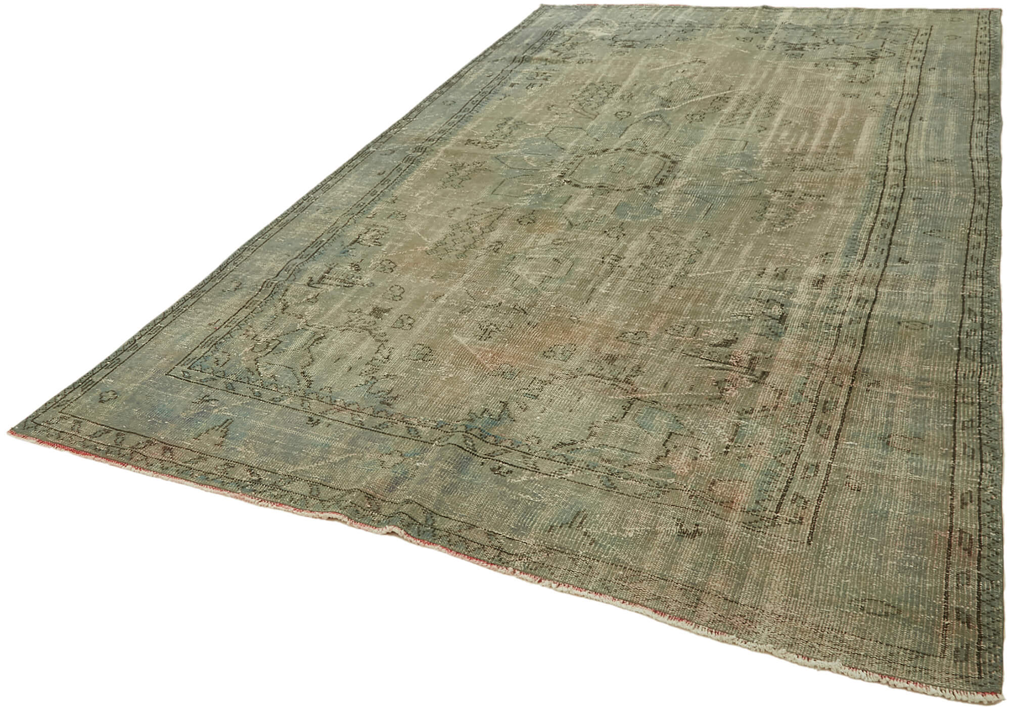 7 x 11 Blue Overdyed Rug - 7547