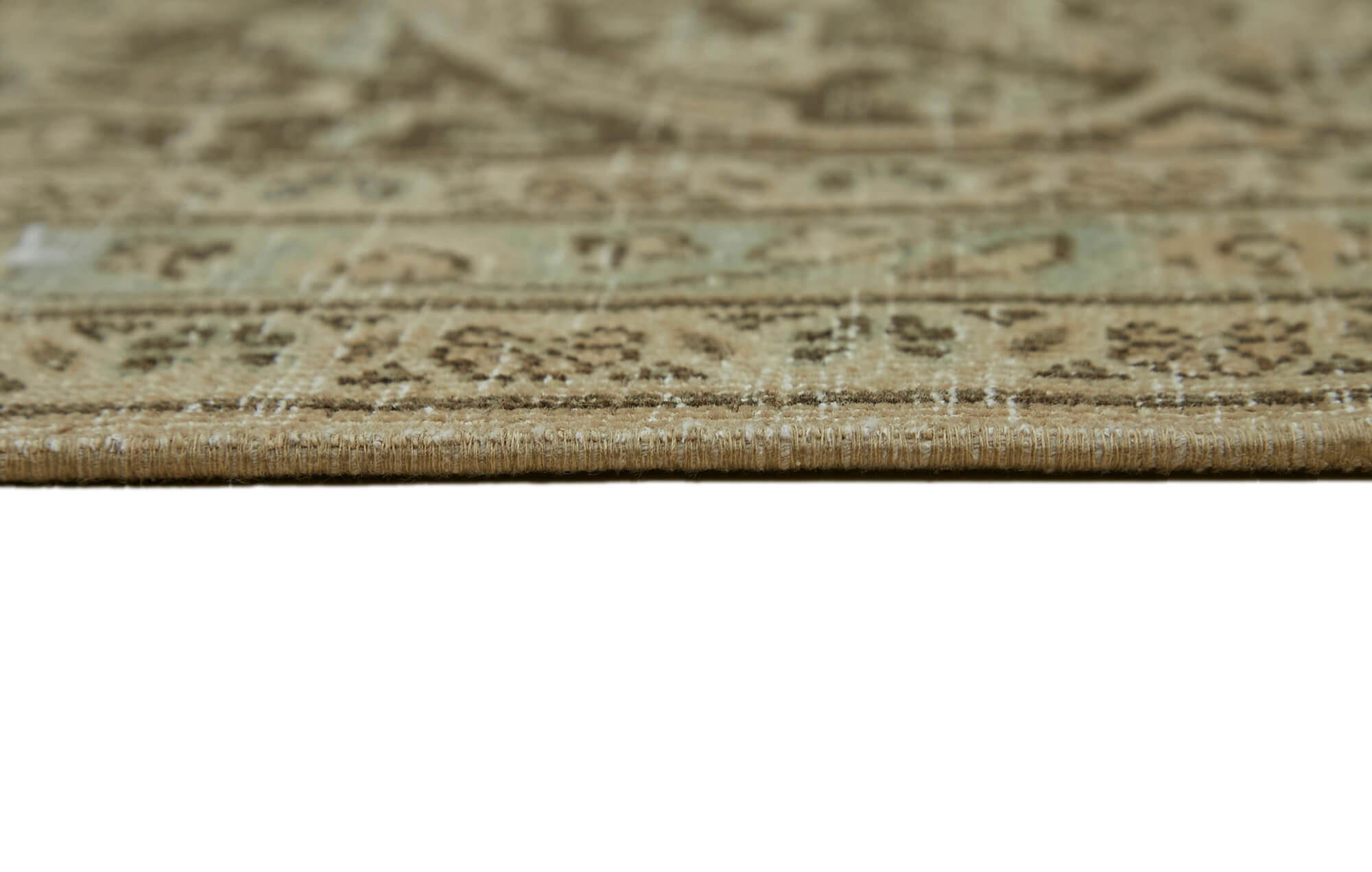 10 x 13 Beige Vintage Large Area Rug - 7623