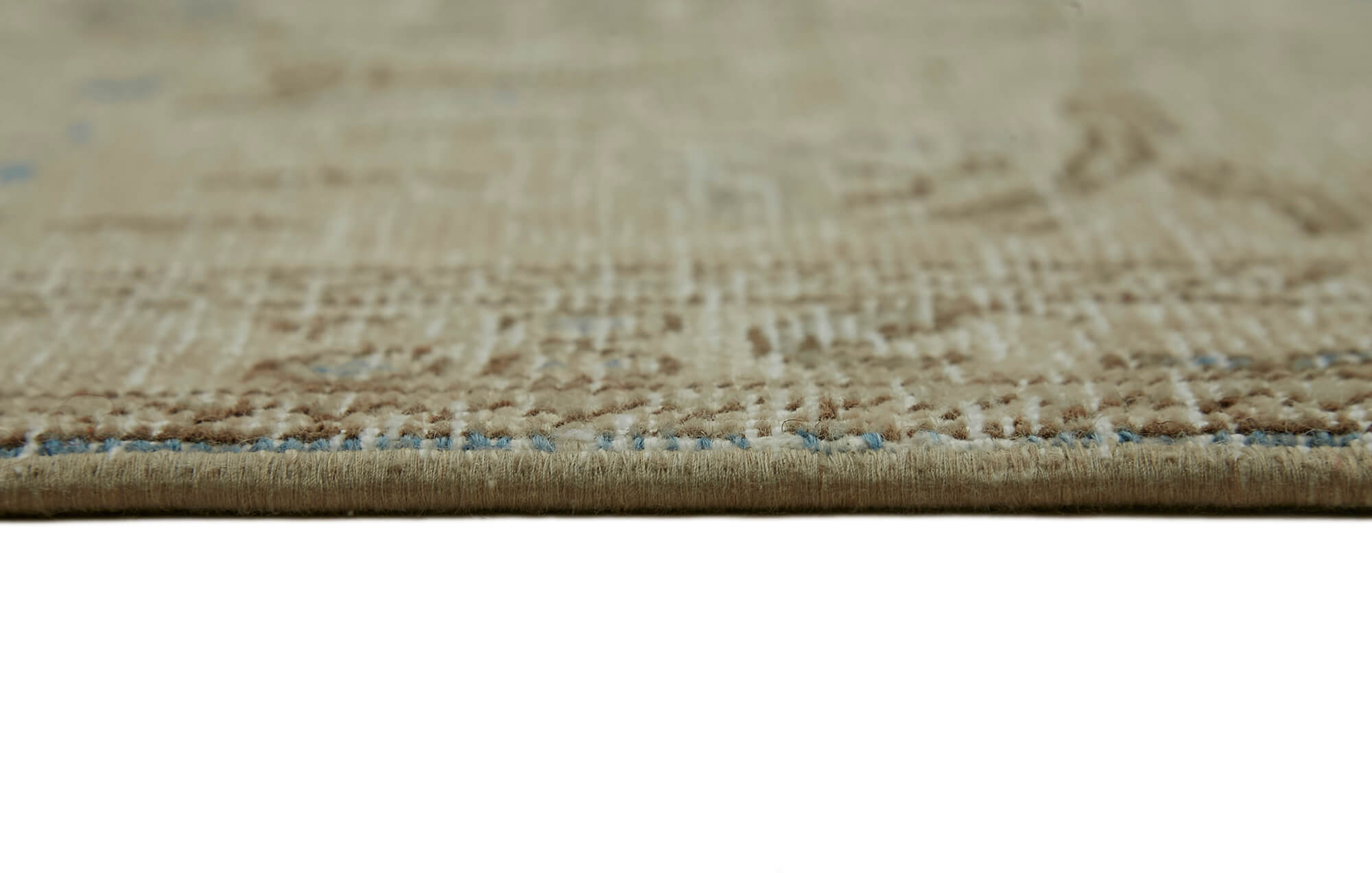 10 x 13 Beige Vintage Large Area Rug - 7625