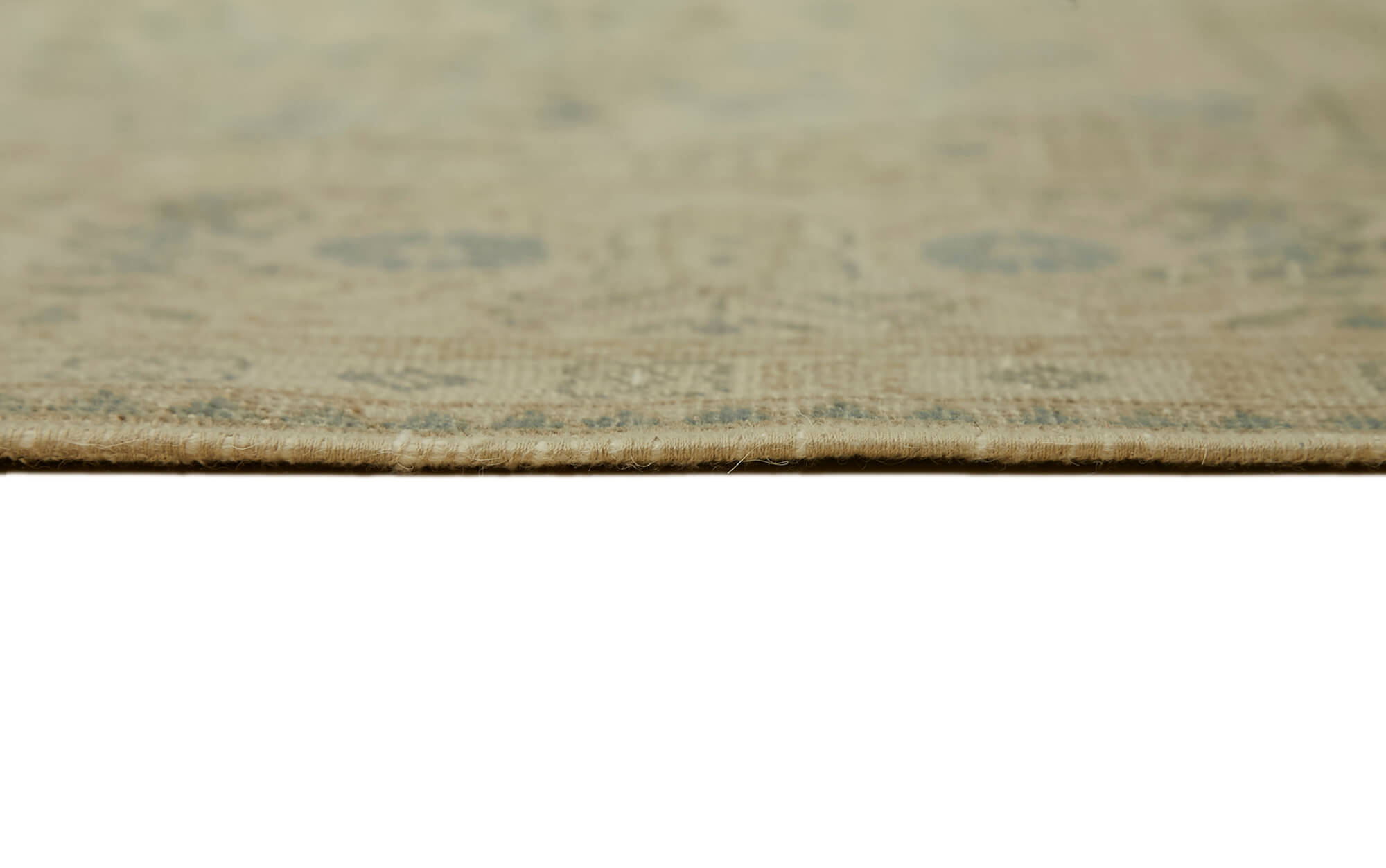 9 x 13 Beige Vintage Large Area Rug - 7628