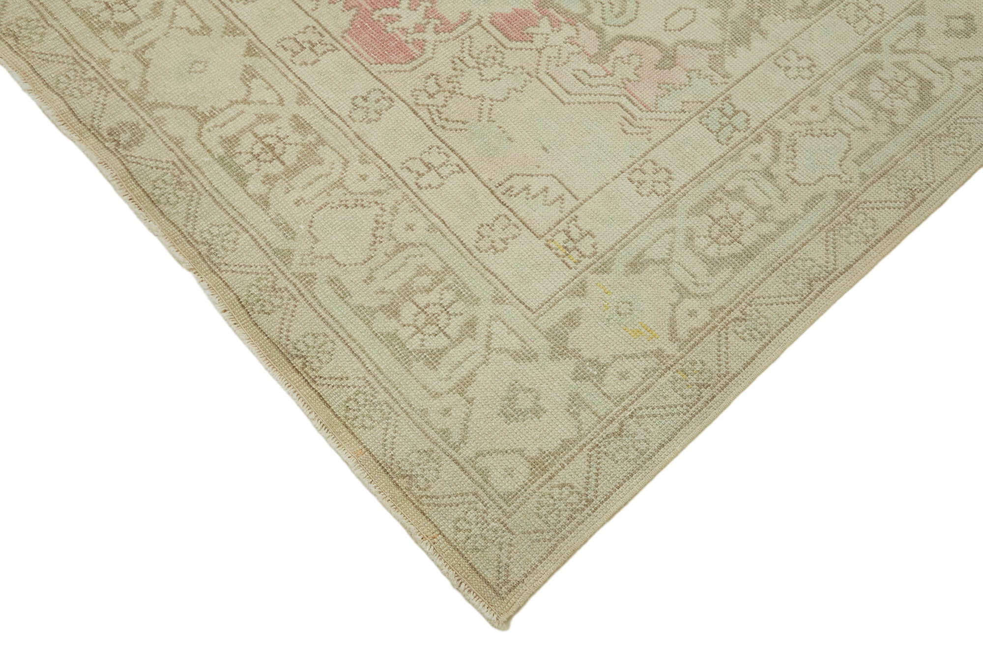 8 x 11 Beige Vintage Large Area Rug - 7649