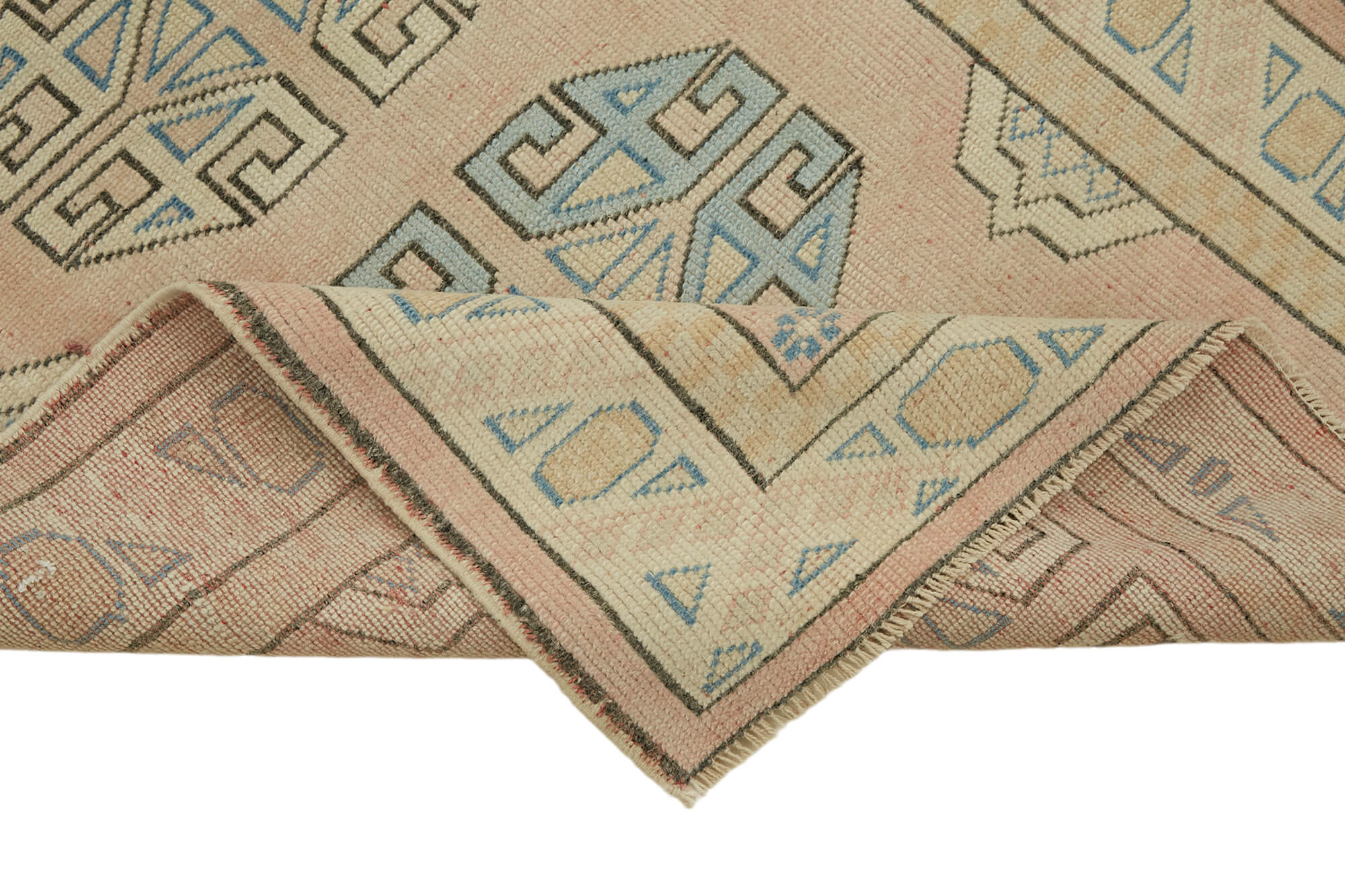 3 x 14 Beige Anatolian Runner Rug - 7822