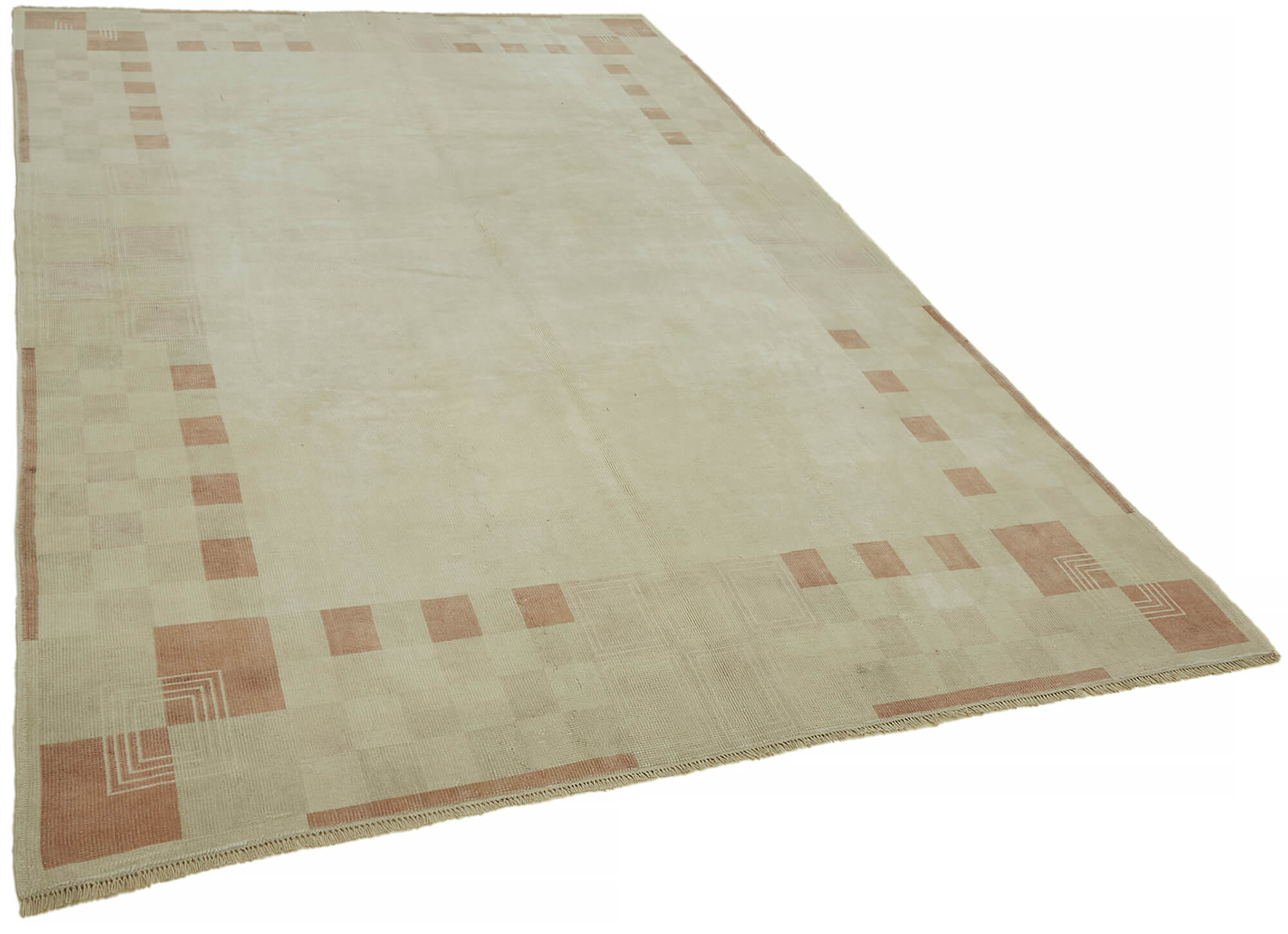 7 x 10 Beige Anatolian Rug - 7828