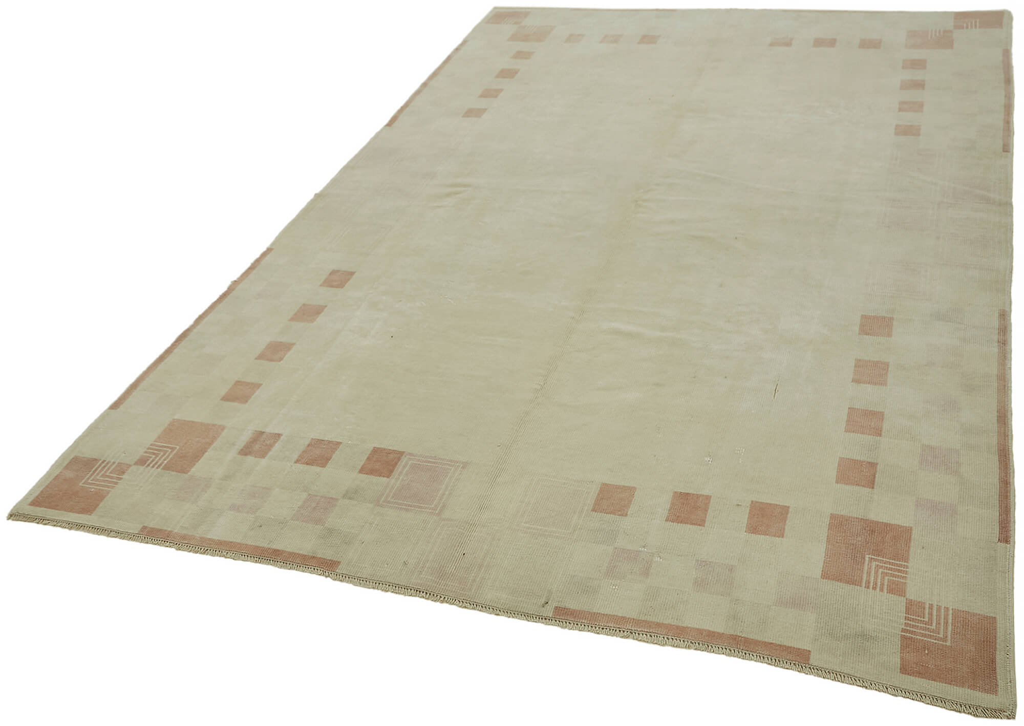 7 x 10 Beige Anatolian Rug - 7828