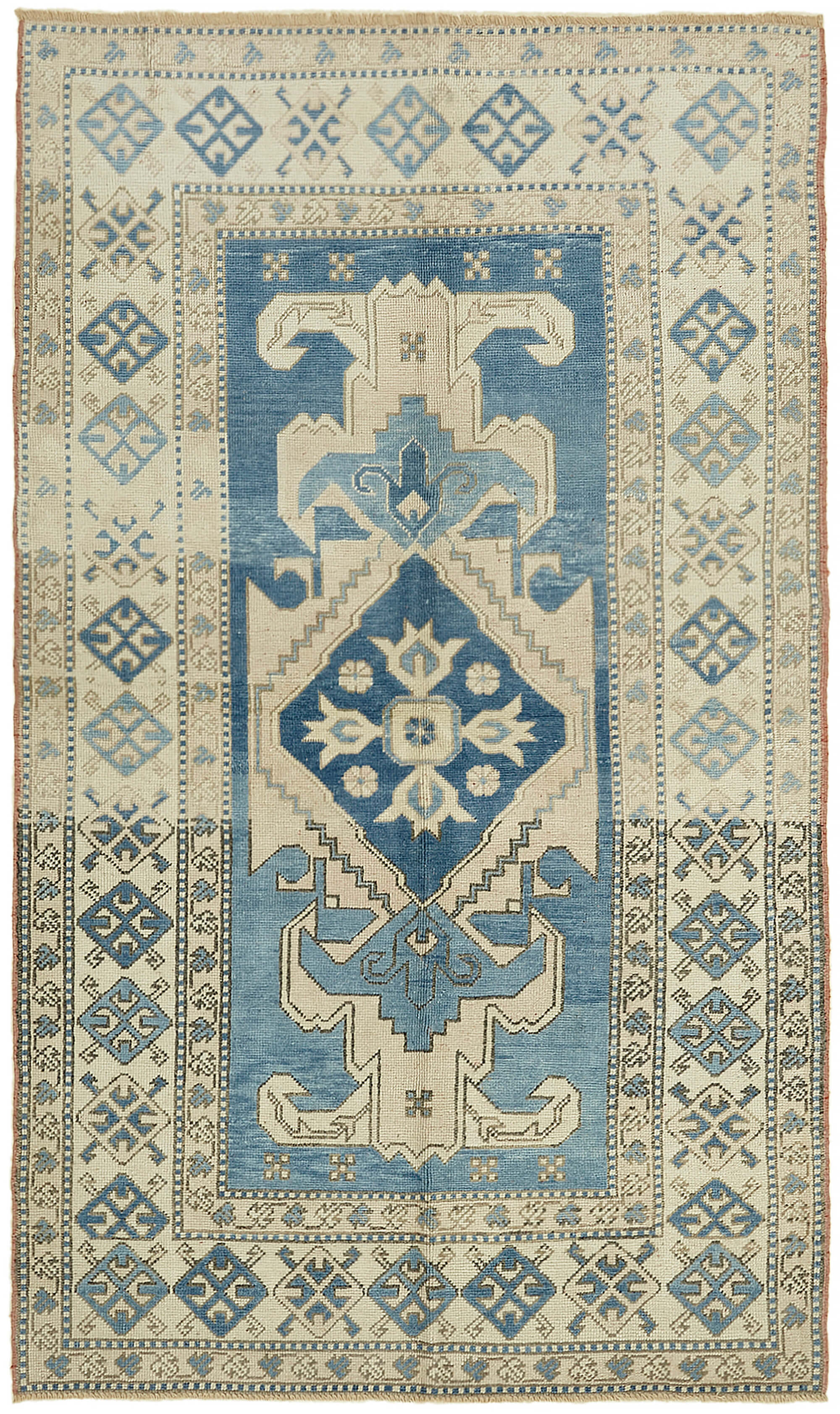 5 x 8 Beige Anatolian Rug - 7830