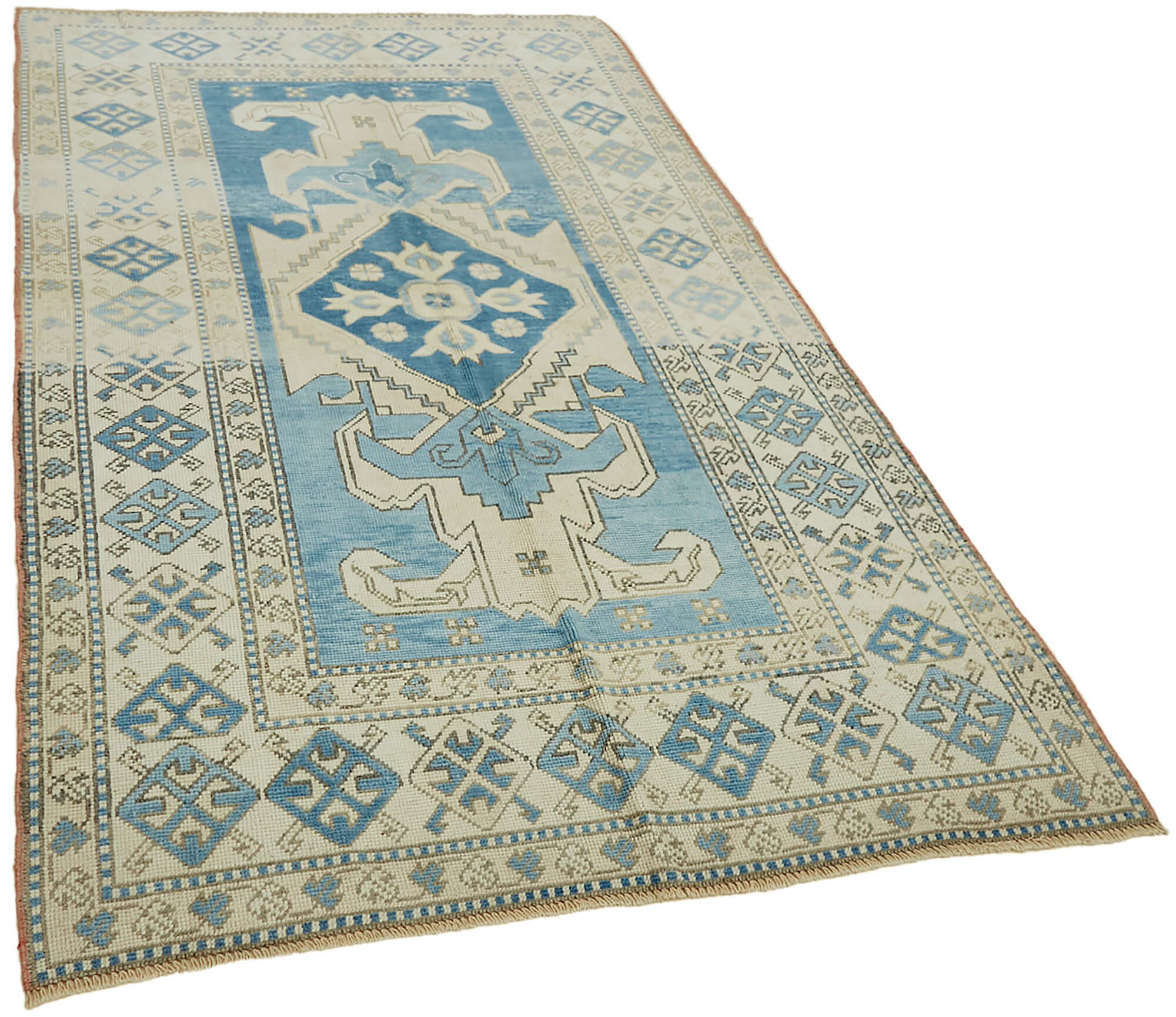 5 x 8 Beige Anatolian Rug - 7830