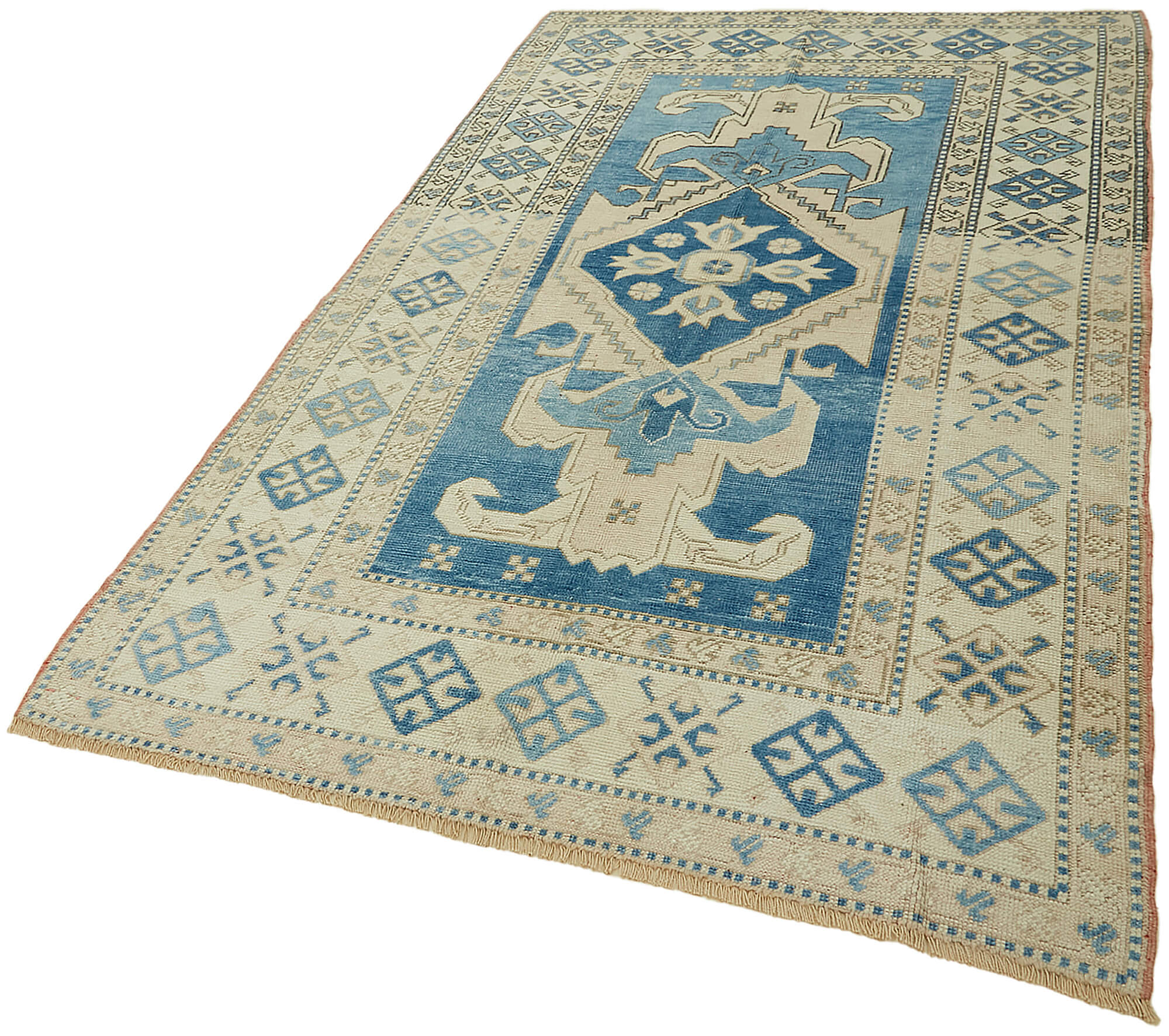 5 x 8 Beige Anatolian Rug - 7830