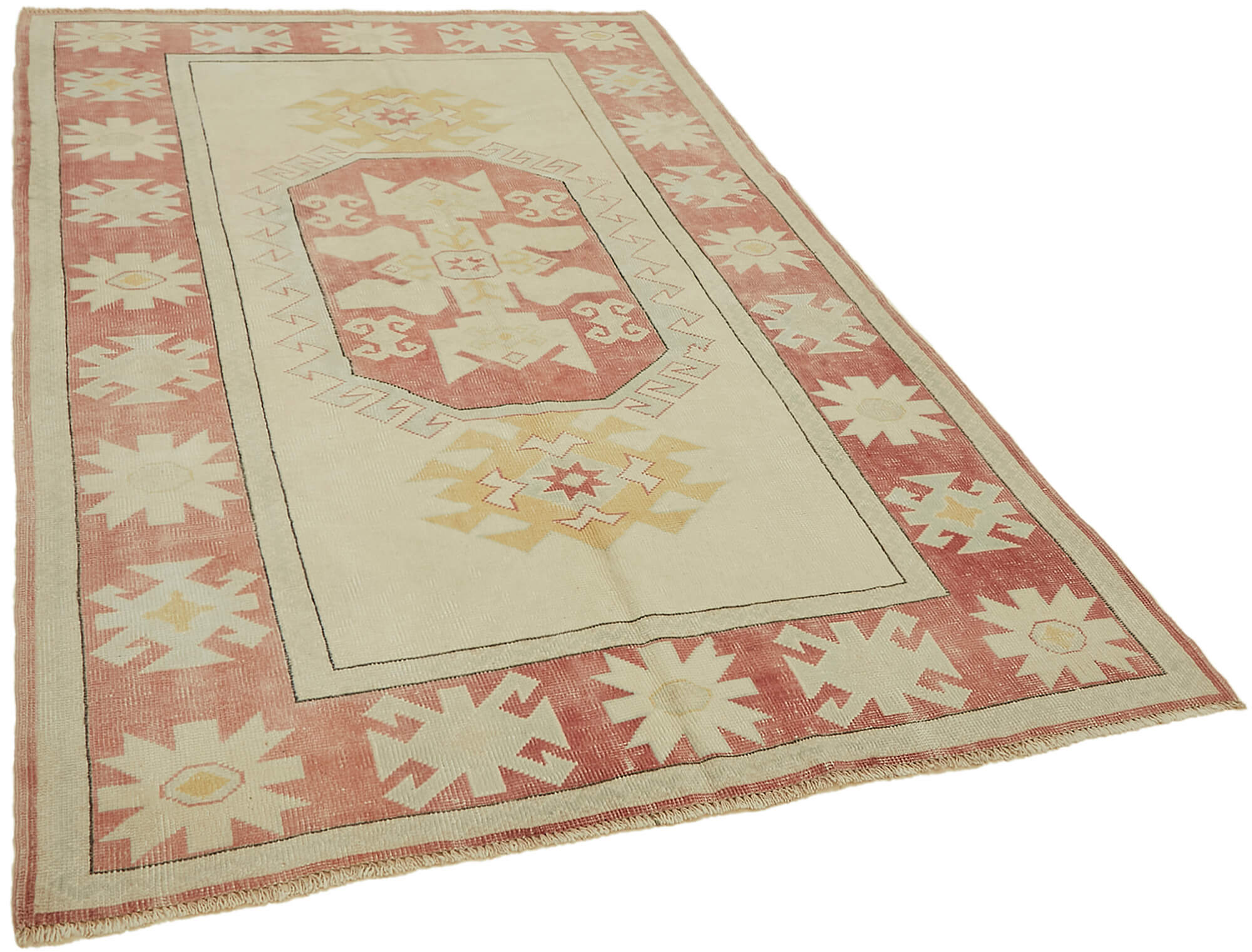 5 x 8 Beige Anatolian Rug - 7832